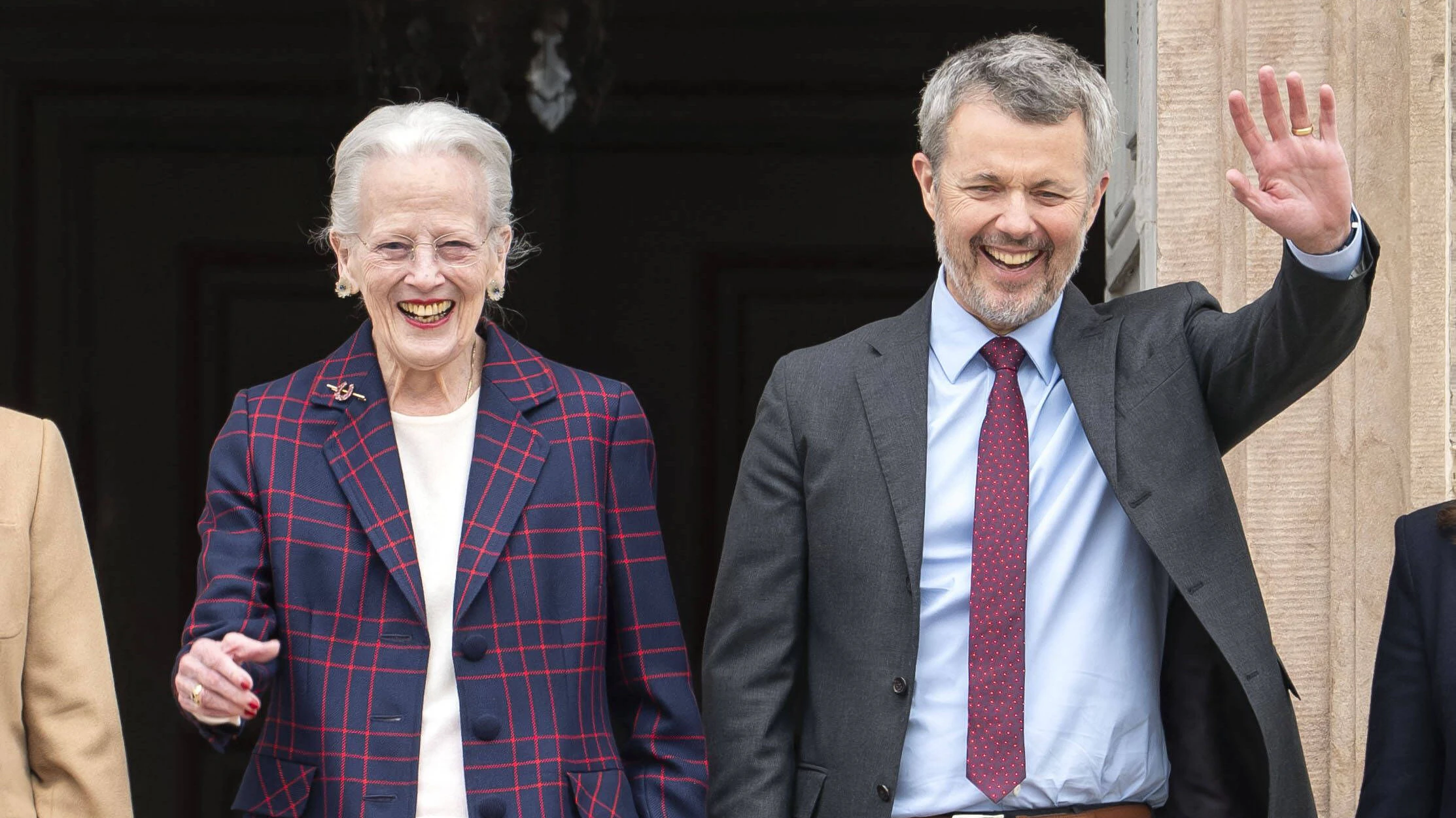 Altkönigin Margrethe und König Frederik im April 2026.