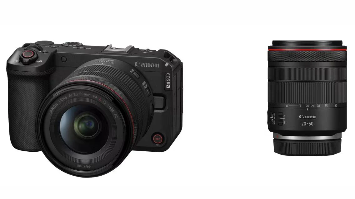 Canon stellt neue Vollformatkamera EOS R6 V und RF-Power-Zoom-Objektiv vor.