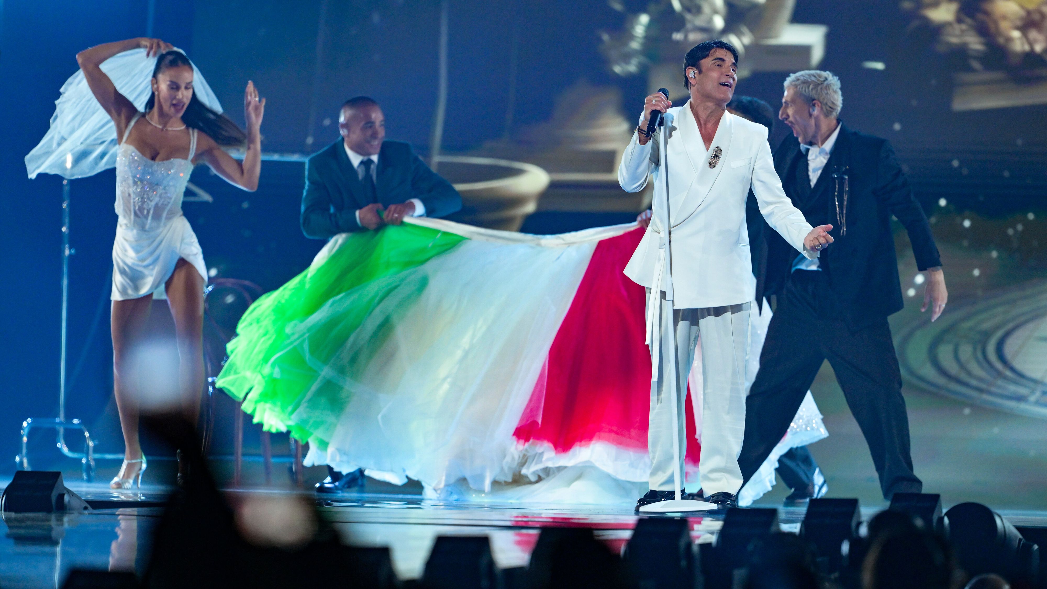 Sal Da Vinci am Montag bei den ESC-Proben in Wien.