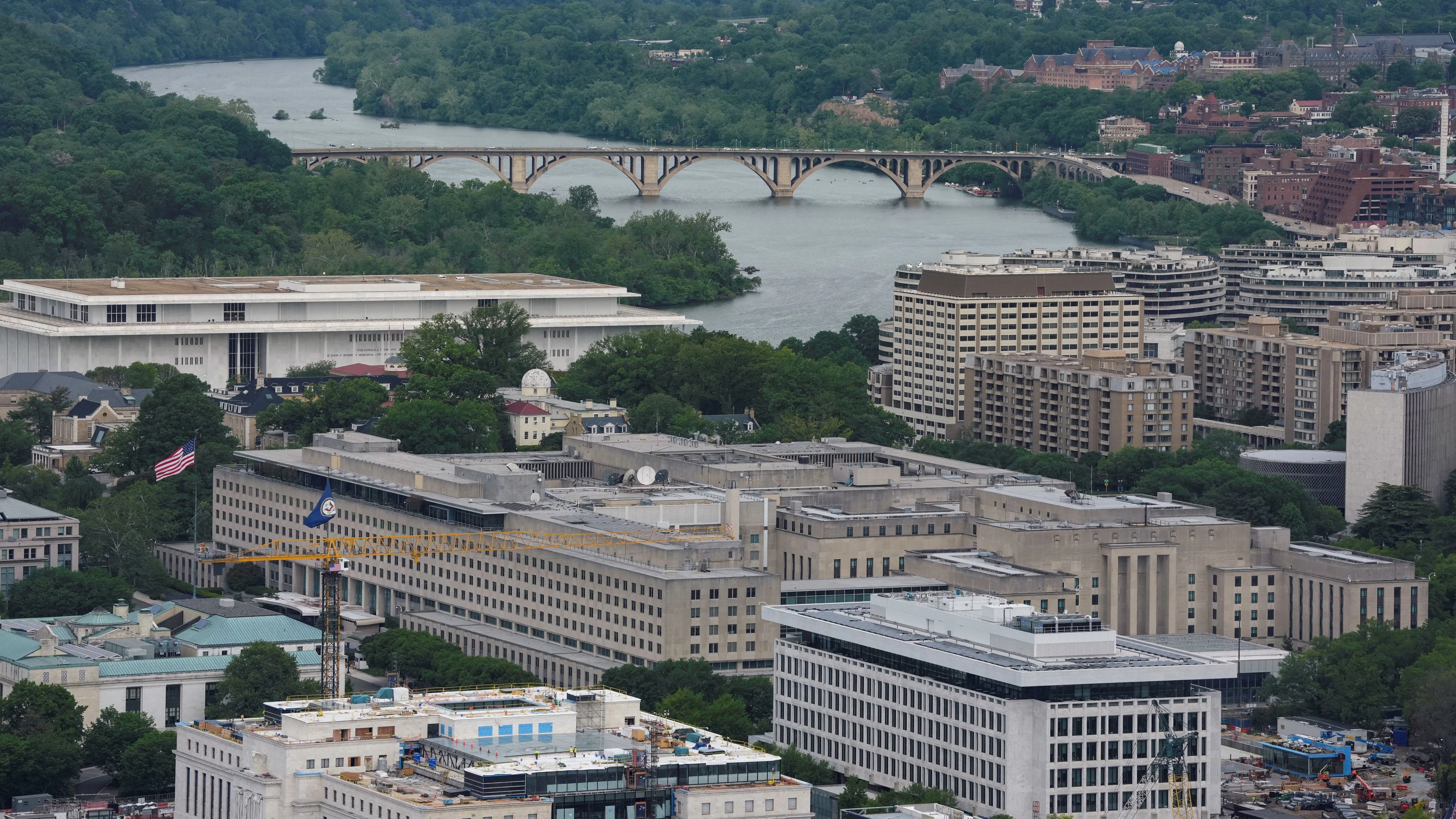 Die Verhandlungen finden im US-Außenministerium statt. 