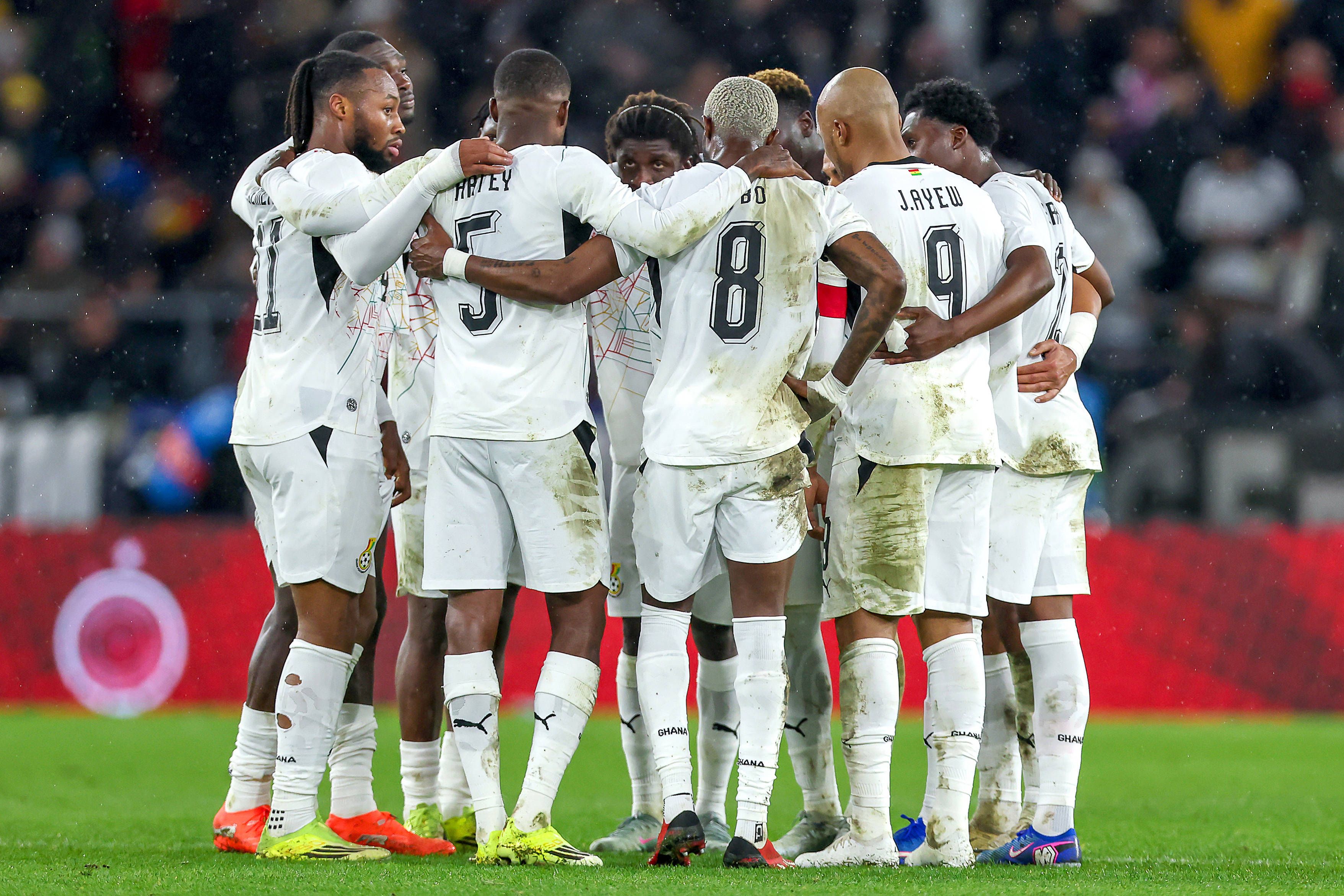 Die Mannschaft von Ghana.