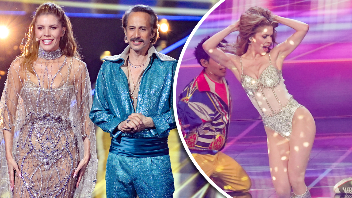 Victoria Swarovski zeigt sich von mehreren Seiten beim ESC.
