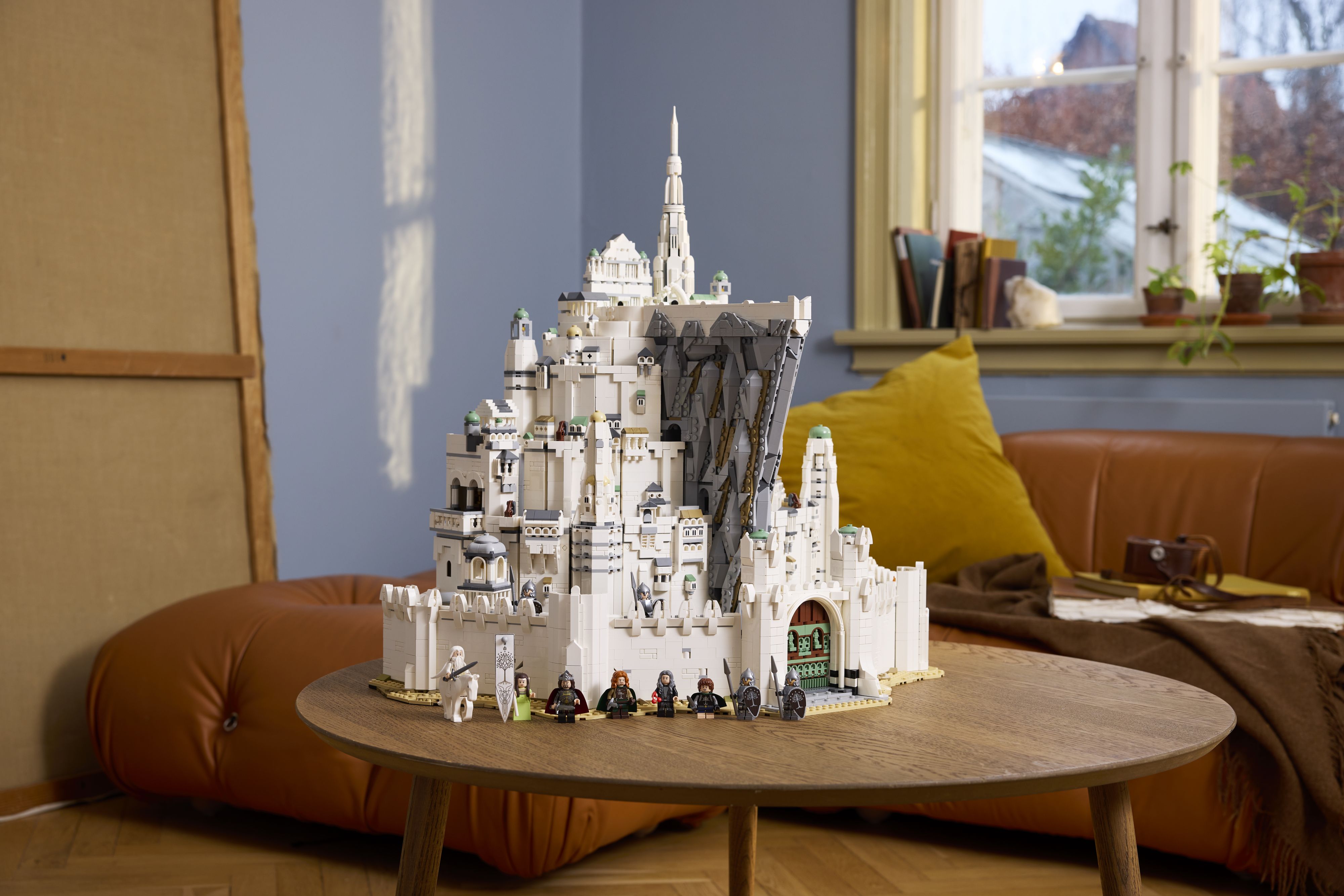 Das Modell zeigt die berühmte Stadt Minas Tirith aus Mittelerde.
