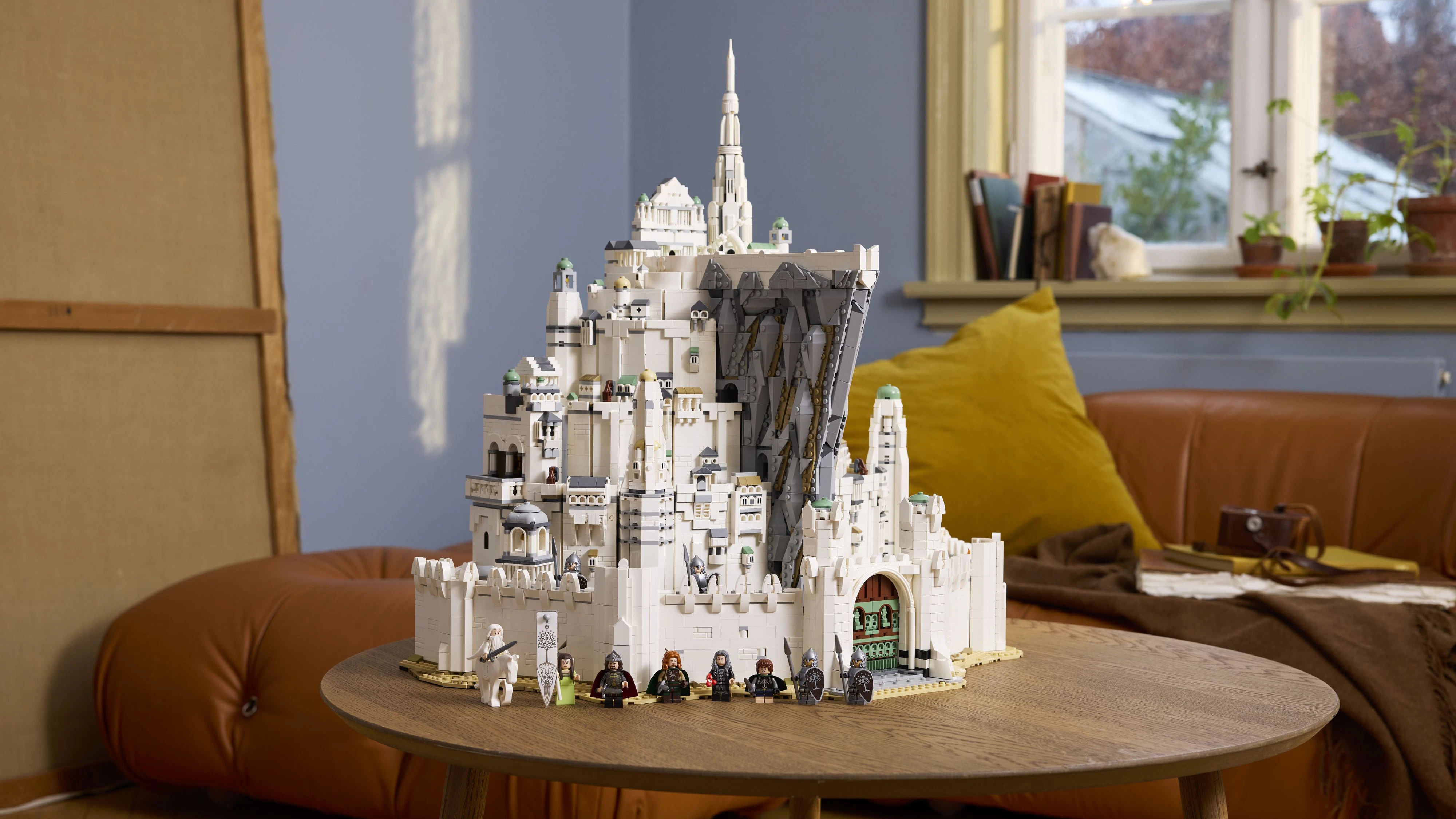 Das Modell zeigt die berühmte Stadt Minas Tirith aus Mittelerde.