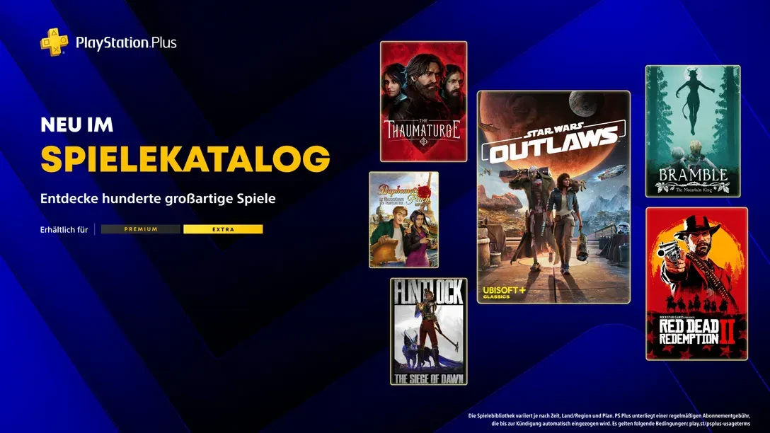Die Neuzugänge im PlayStation-Abo-Modell.