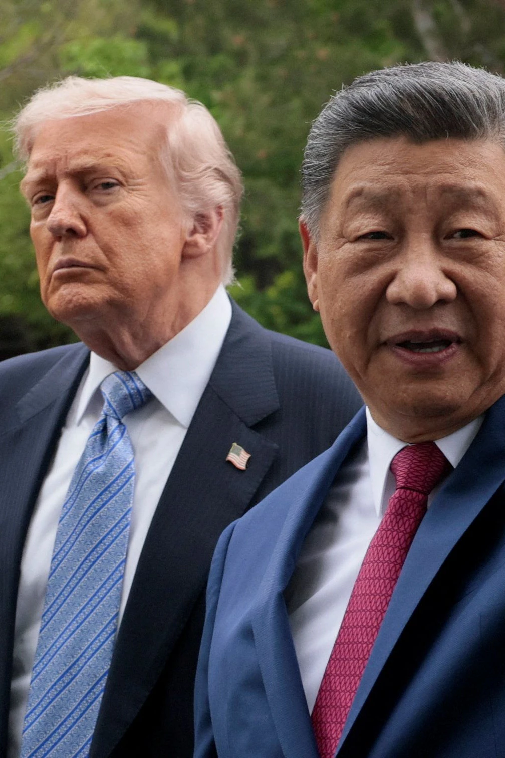 Wohin geht die Reise? US-Präsident Donald Trump ind Xi Jinping in Peking