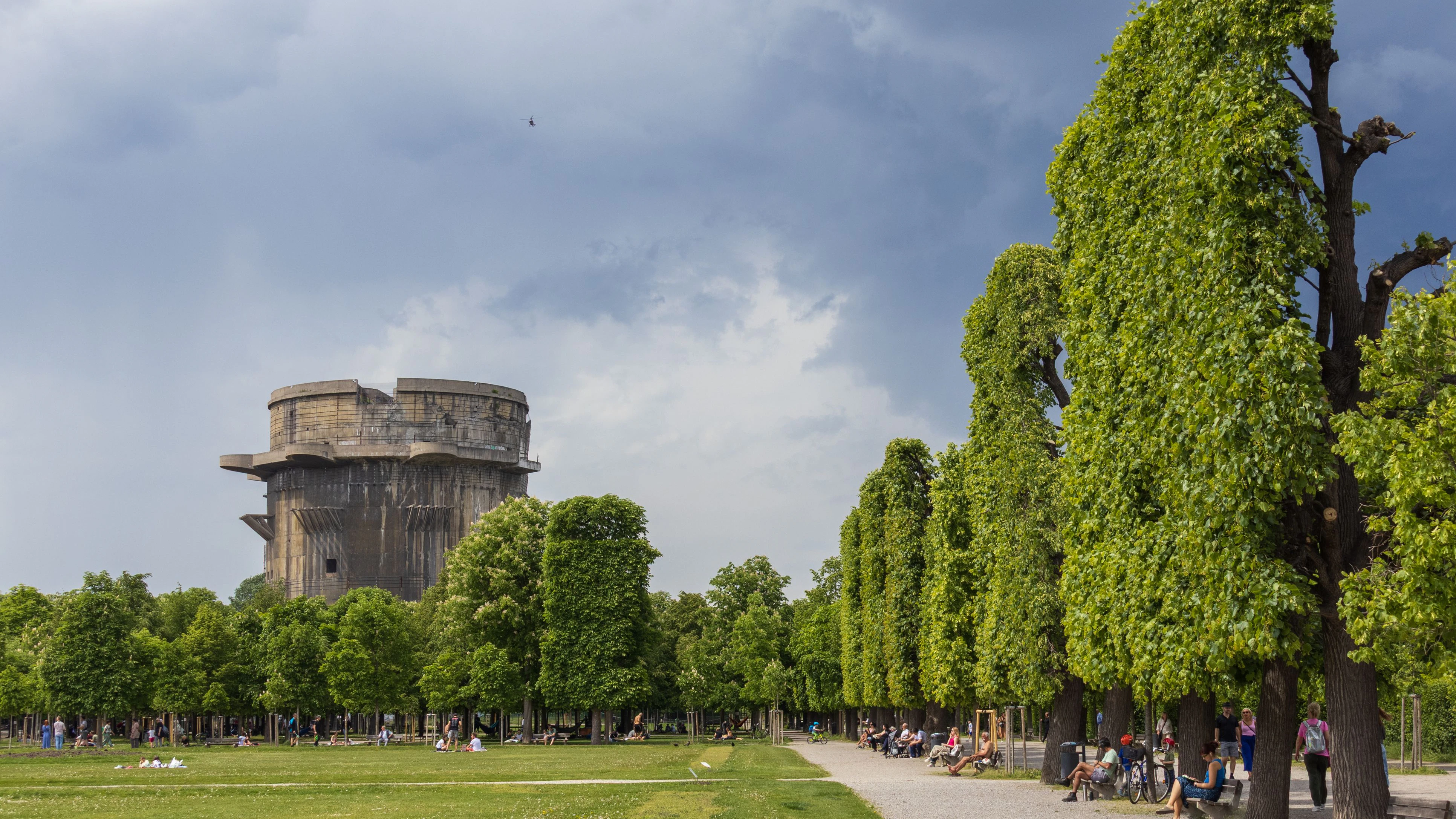 Der Augarten in Wien.