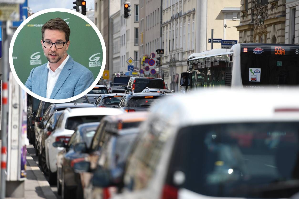 Kilian Stark, Mobilitätssprecher der Grünen Wien sieht die selbstgesteckten Ziele der Stadtregierung als verfehlt.