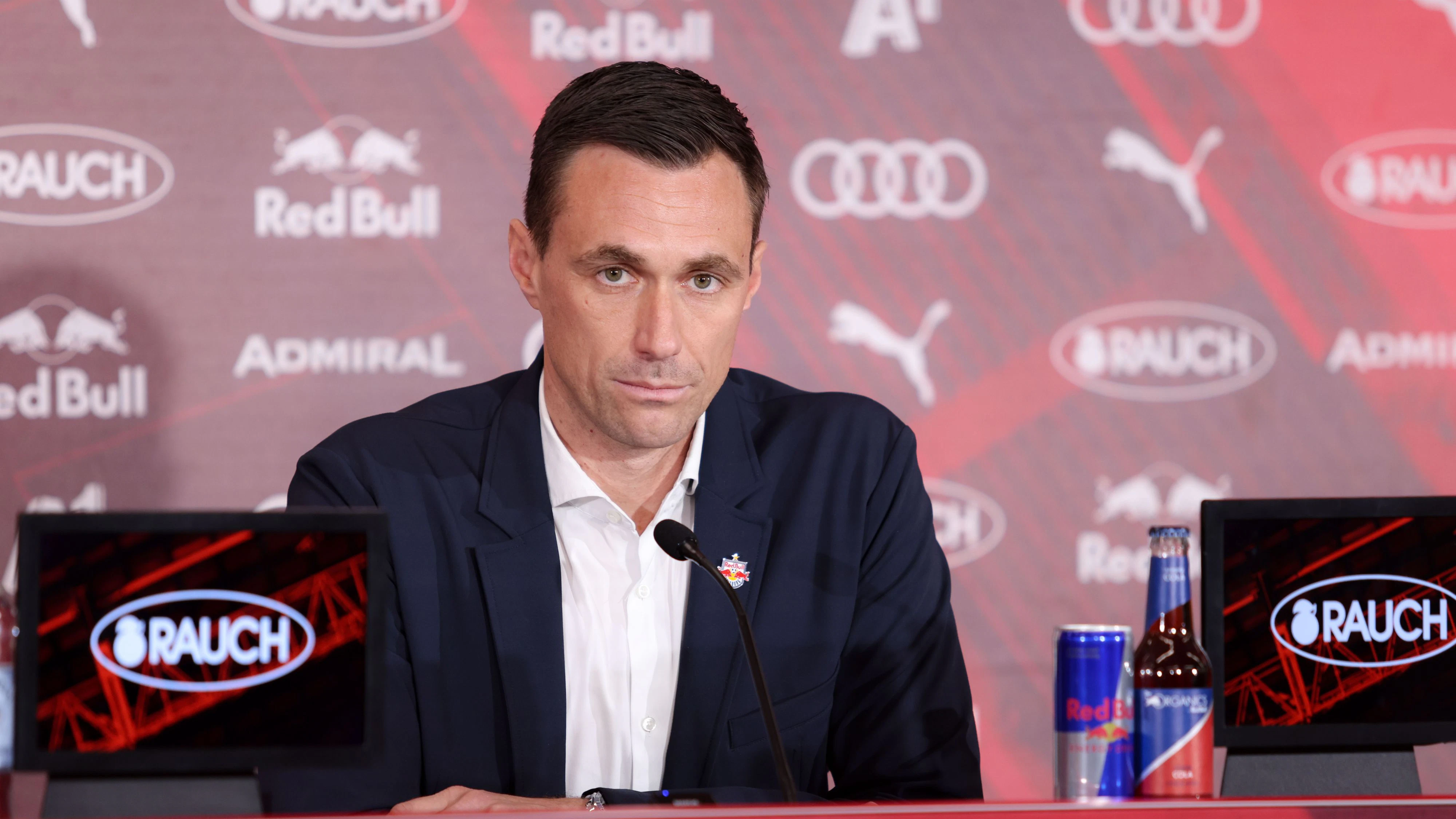 SALZBURG,AUSTRIA,18.FEB.26 - SOCCER - ADMIRAL Bundesliga, Red Bull Salzburg, press conference. Image shows sporting director Marcus Mann (RBS). Photo: GEPA pictures/ Mathias Mandl