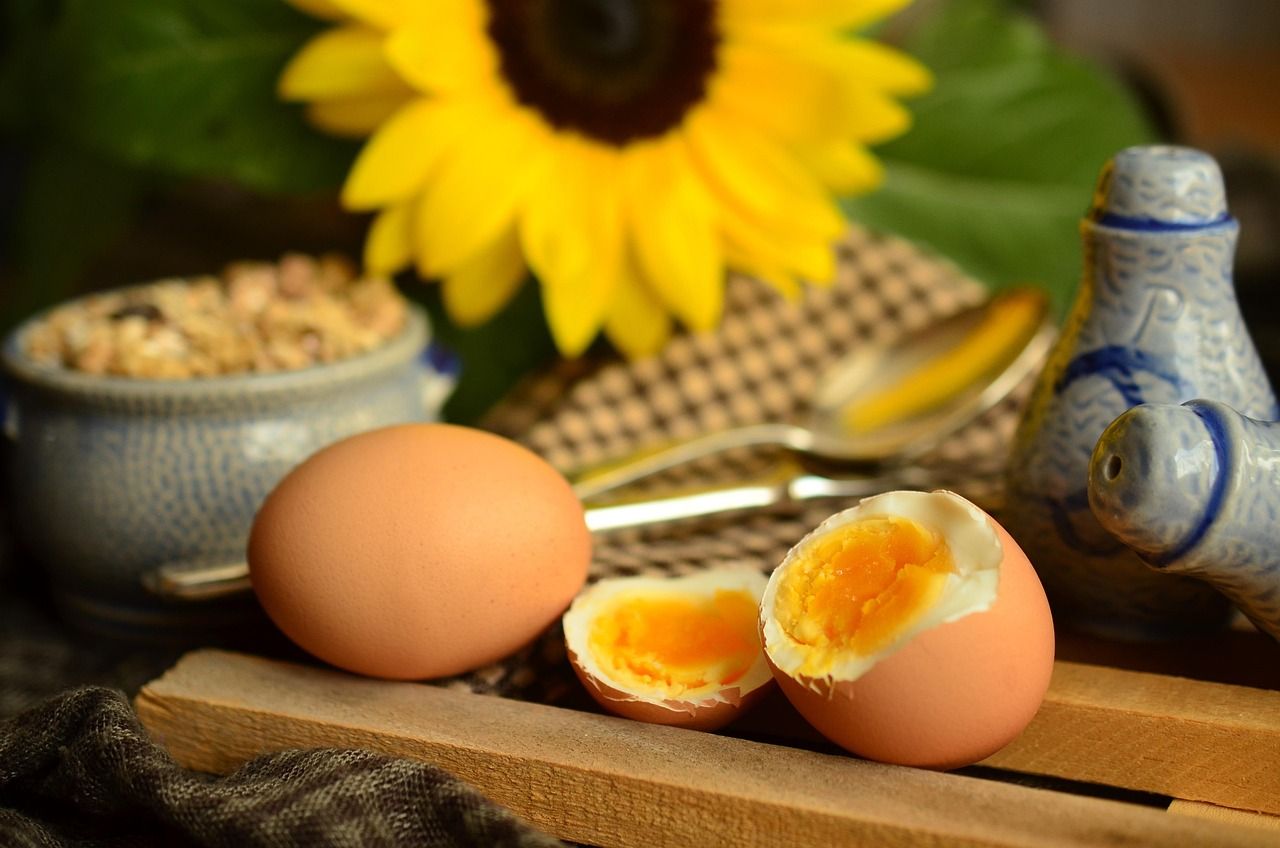 Gesunde Frühstückseier mit wertvollen Nährstoffen