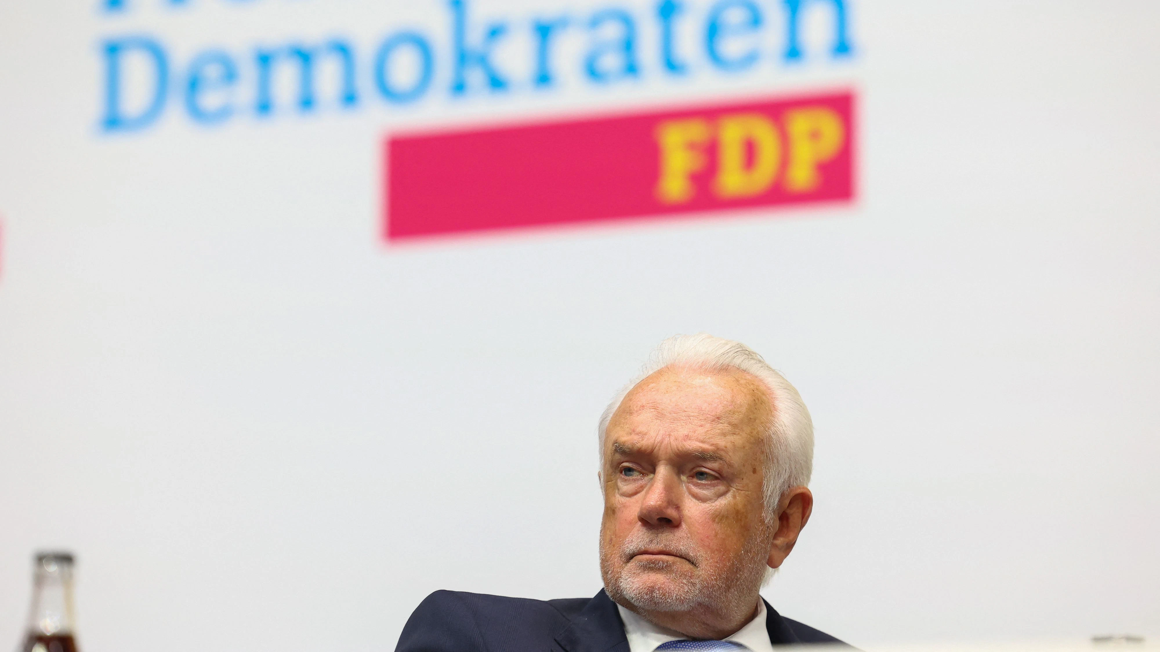 Free Democratic Party's (FDP) Wolfgang Kubicki attends a party convention in Berlin, Germany, May 16, 2025. REUTERS/Lisi Niesner
