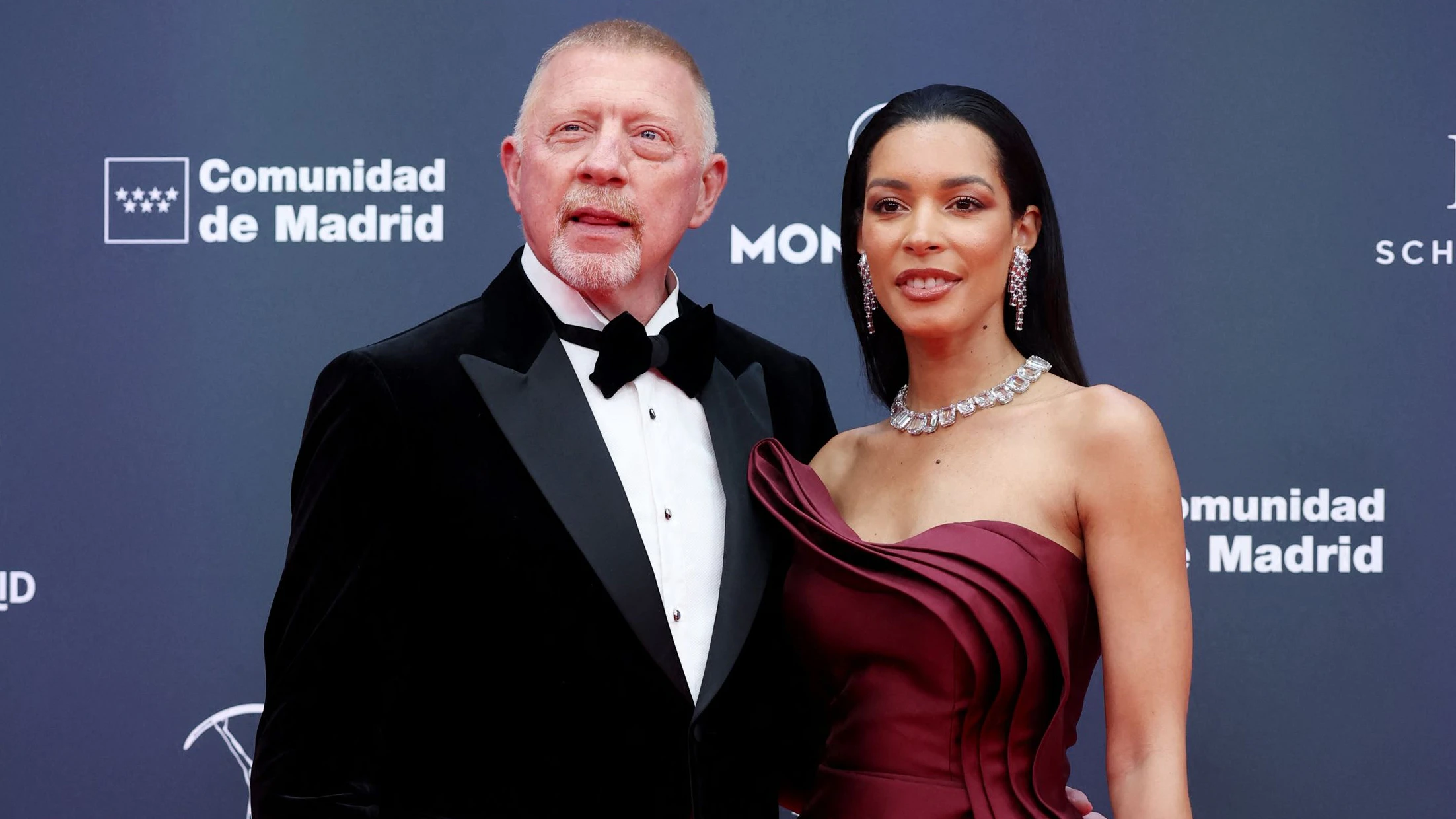 Boris Becker und Ehefrau Lilian de Carvalho Monteiro bei den "Laureus World Sports Awards".