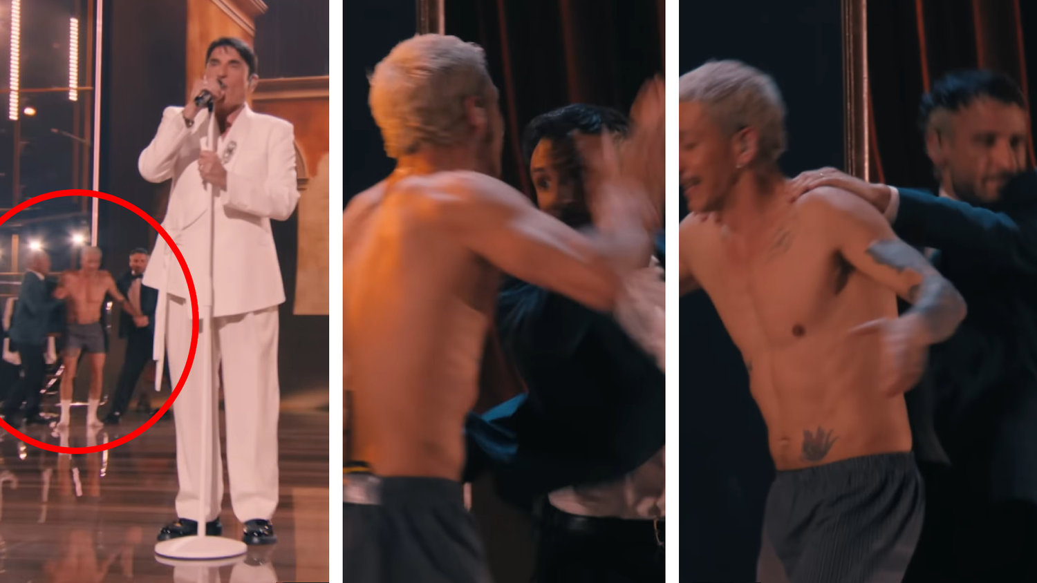 Heute.at - Nackt-Alarm im Finale! Mann in Unterhose auf ESC-Bühne