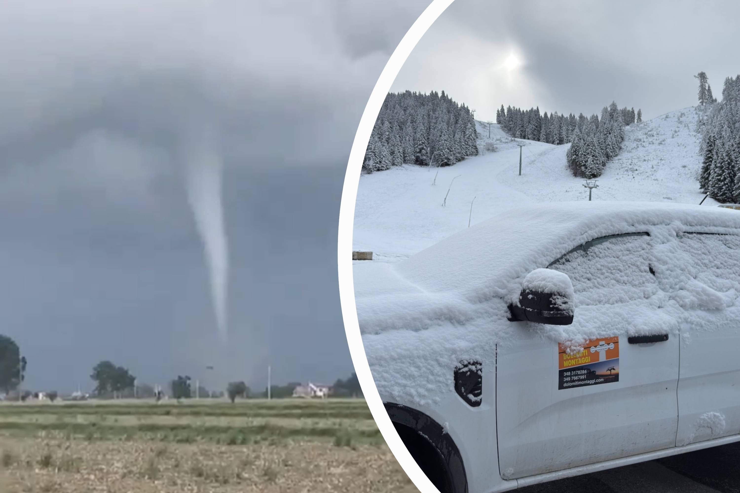 Heute.at - Tornados, Schnee – Wetter in Italien spielt verrückt