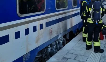 Der Zug musste evakuiert werden.