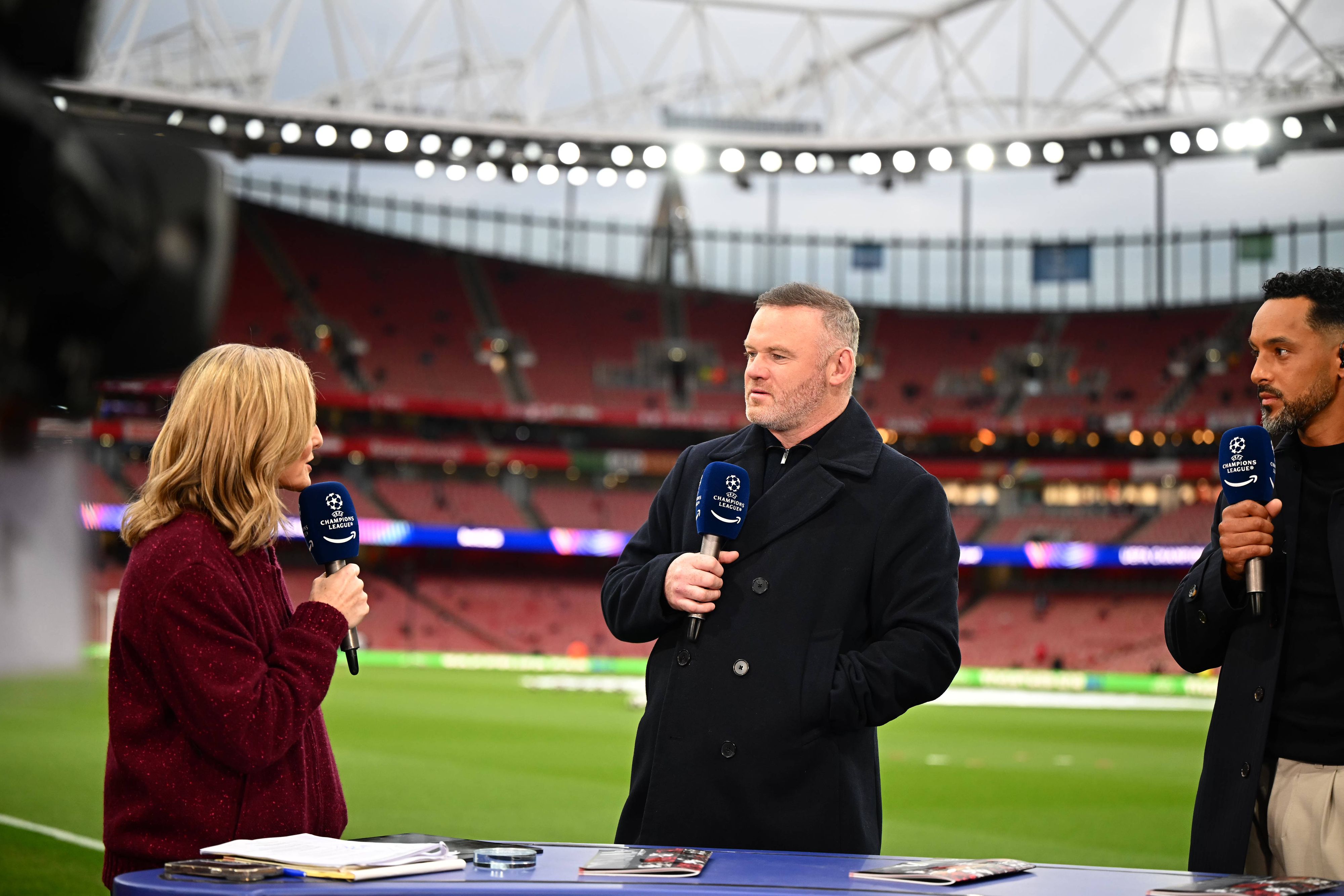 Wayne Rooney verletzte sich als Torwart. 