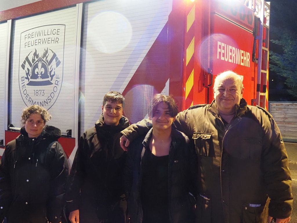 Reagierten rasch: v.l FM Marion Seiler, Andrea Mojic, JFM Emil Karakas, SB Gerhard Seitinger