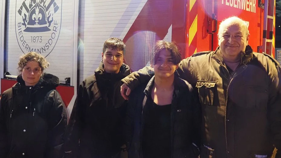 Reagierten rasch: v.l FM Marion Seiler, Andrea Mojic, JFM Emil Karakas, SB Gerhard Seitinger