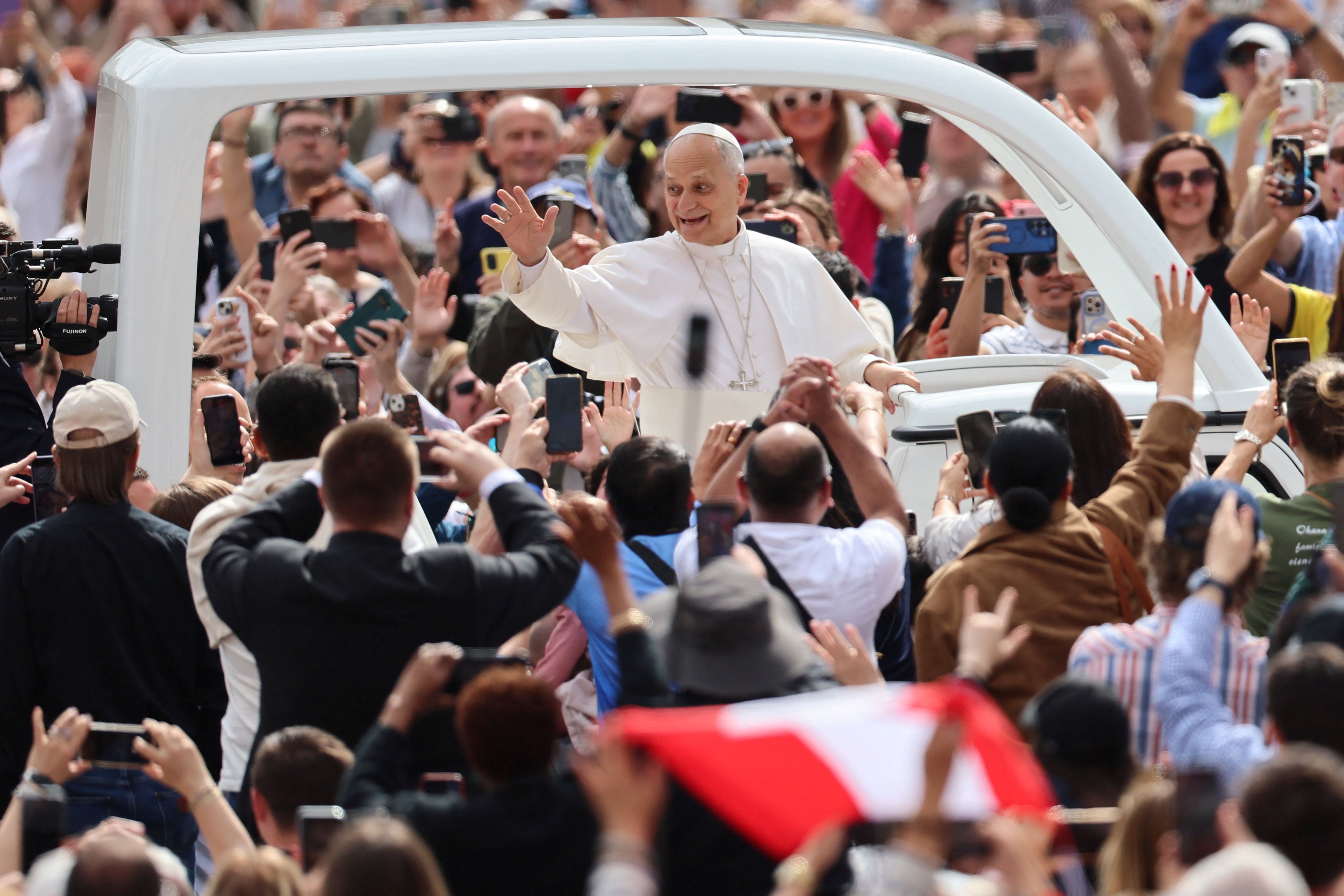 Papst Leo hat sich zu einem 