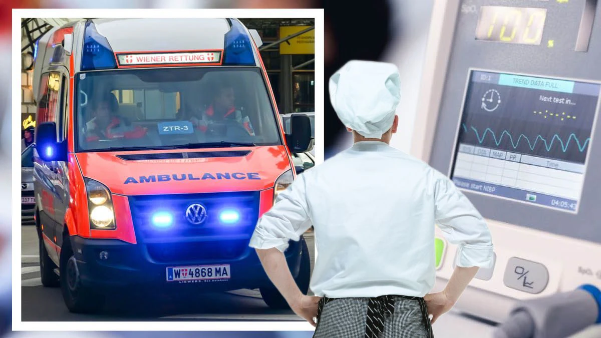 Akute Herzprobleme zwangen den Koch aus Wien zur Job-Pause, sein Chef meldete ihn sofort ab.