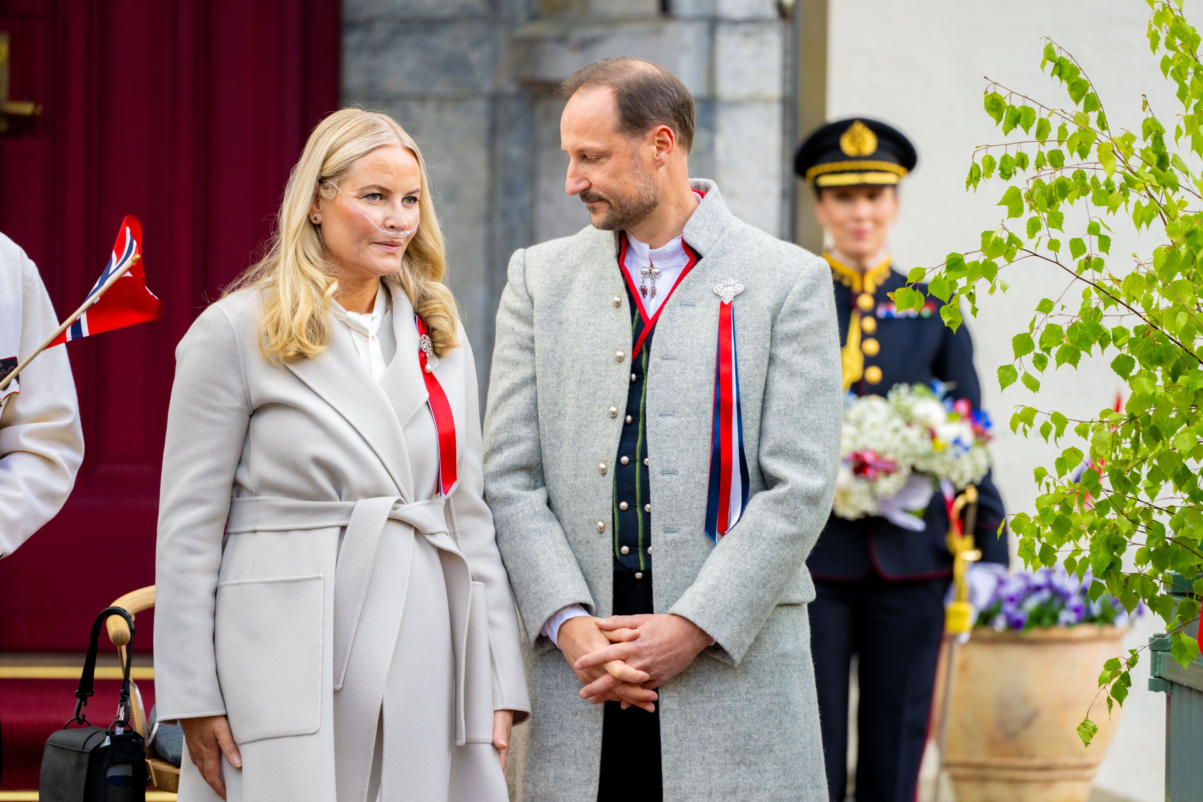 Mette-Marit mit Kronprinz Haakon am Nationalfeiertag.
