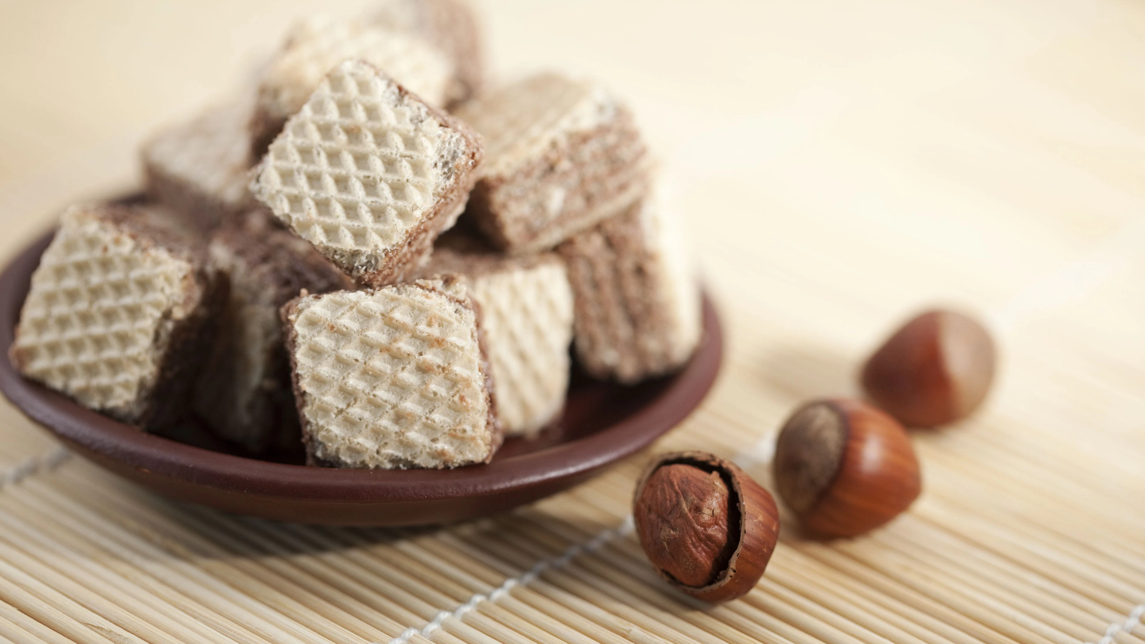 Waffle with hazelnut