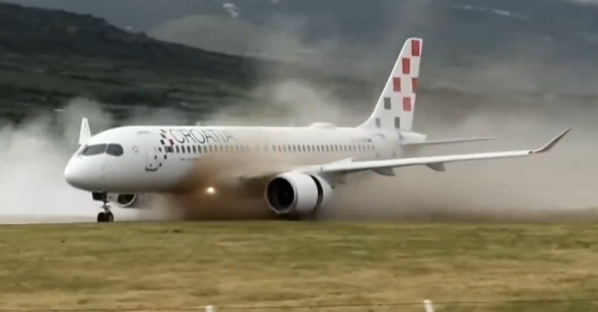 Der Vorfall ereignete sich in Split, der Flieger hatte Frankfurt als Ziel.