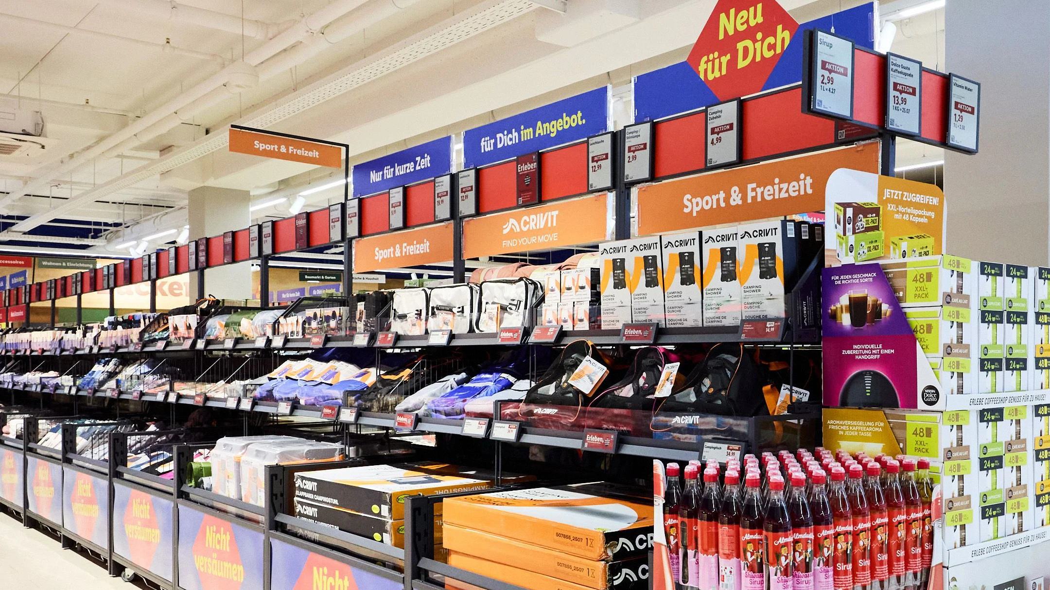 Sechs Themenwelten vereinfachen Einkauf: Lidl gestaltet die Non-Food-Bereiche neu.