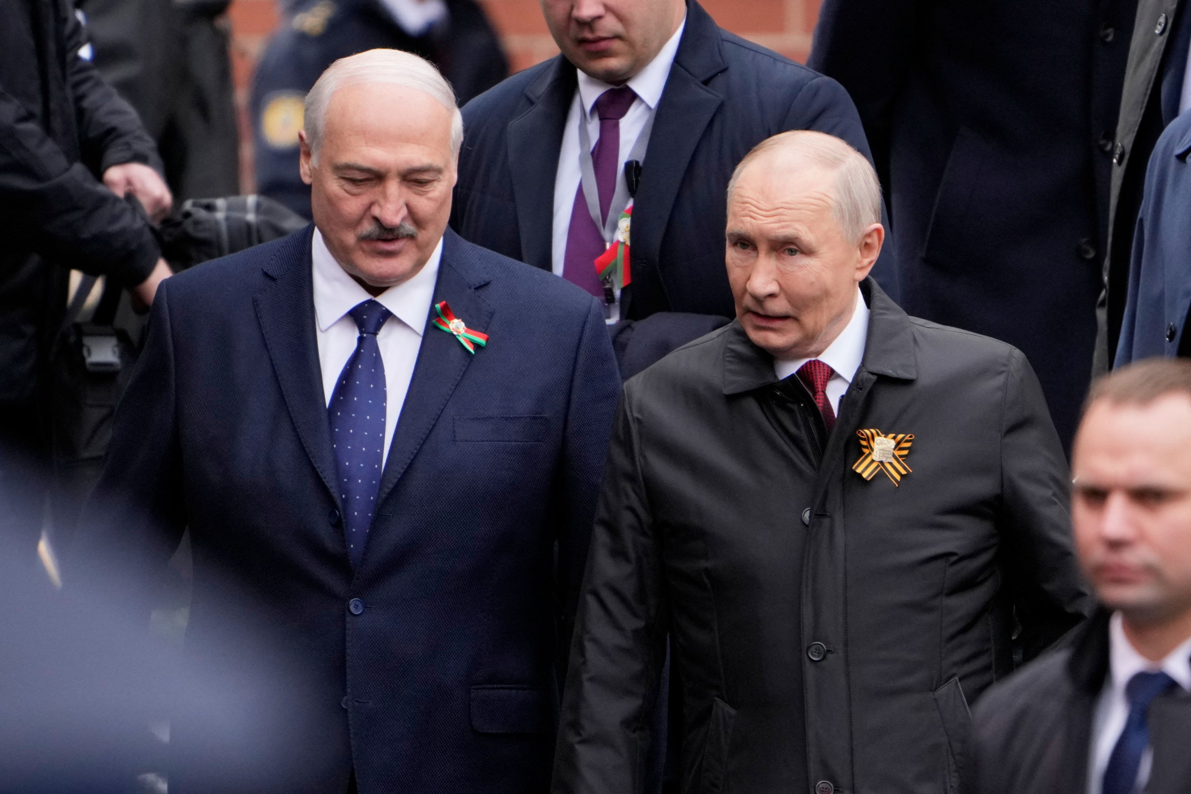 Alexander Lukaschenko und Wladimir Putin sind enge Verbündete. 