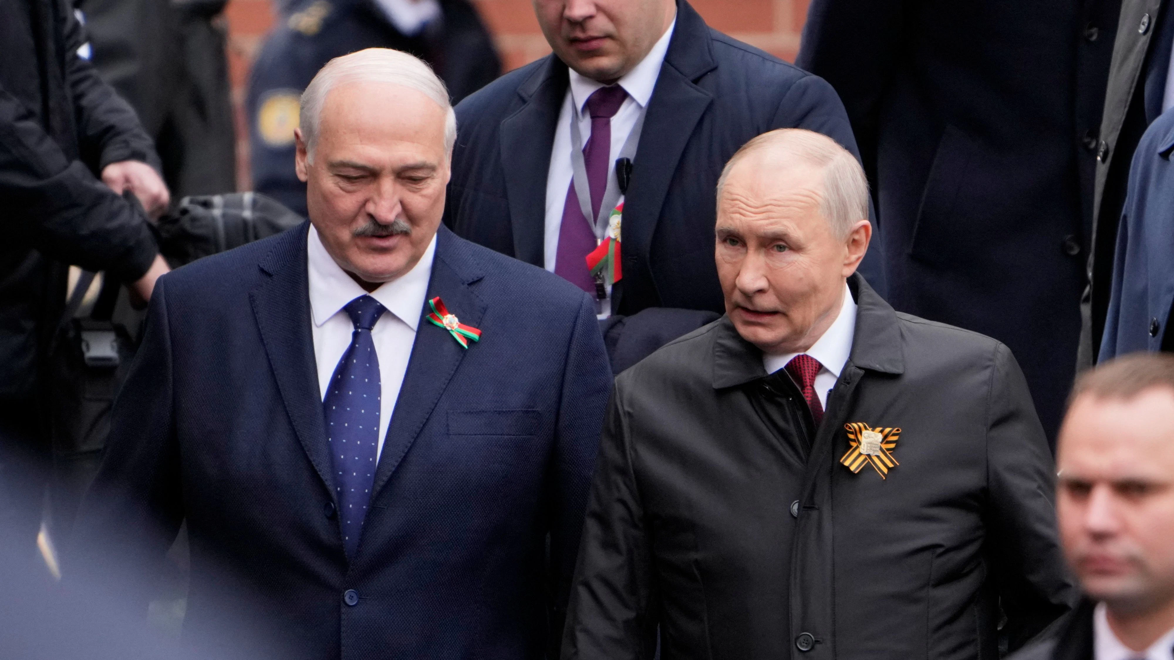 Alexander Lukaschenko und Wladimir Putin sind enge Verbündete. 