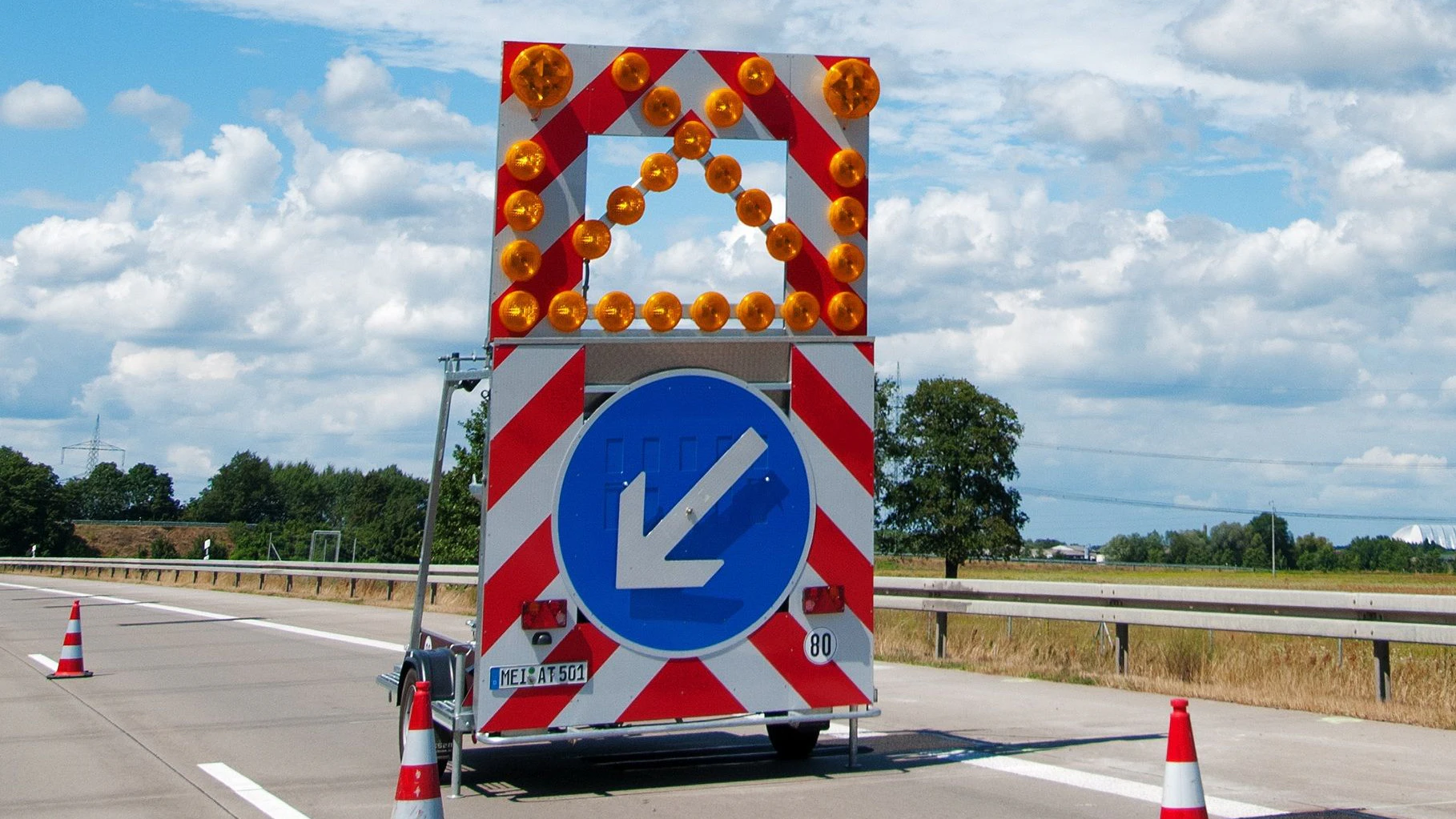 Baustelle Autobahn