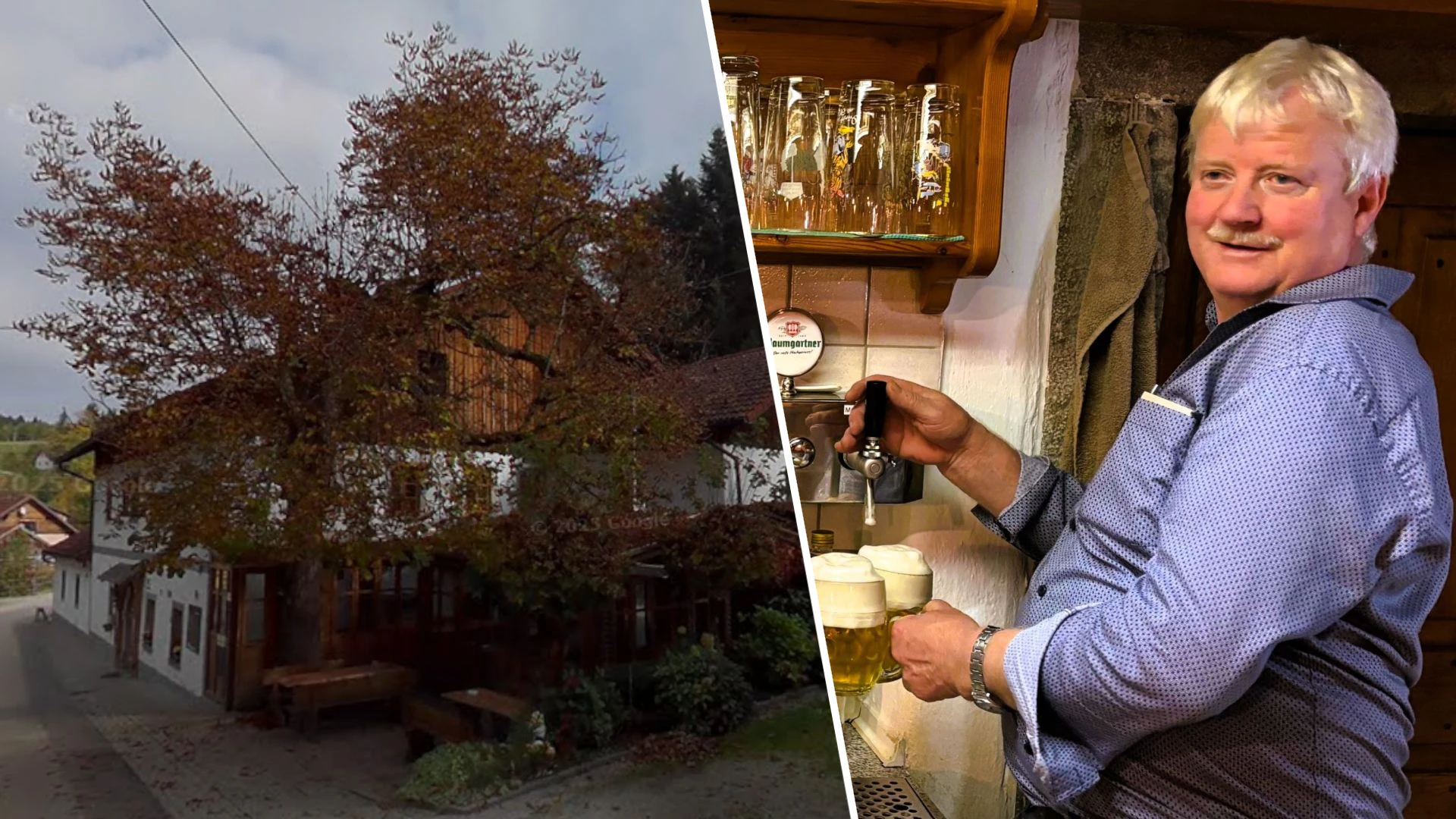 Kneiding-Wirt Franz Jodlbauer ist schon gespannt welche Lebensfragen bei ihm am Stammtisch „Auf a‘ Halbe mit Gott“ gestellt werden.