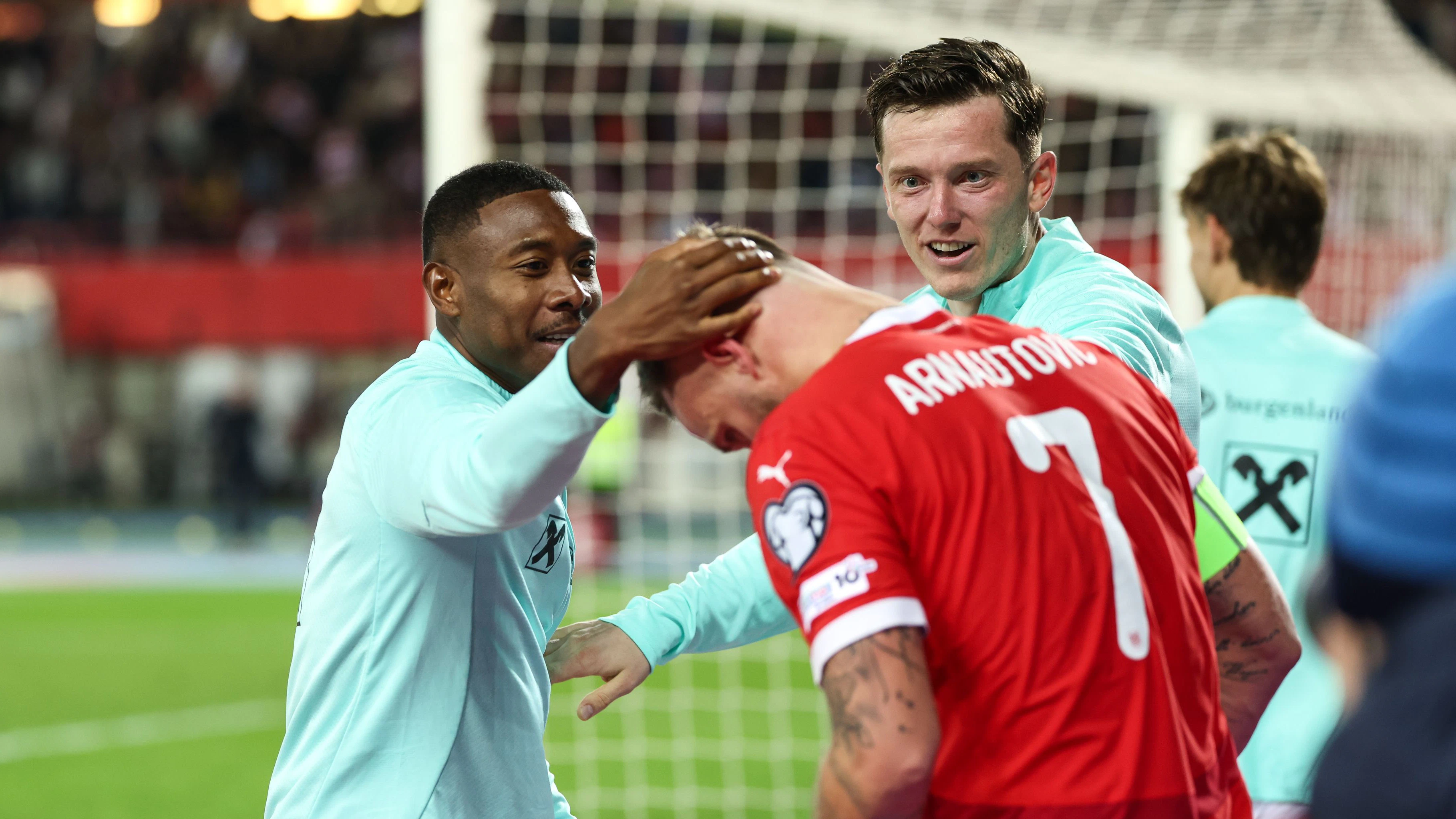 David Alaba, Marko Arnautovic und Michael Gregoritsch fahren mit Österreich zur WM