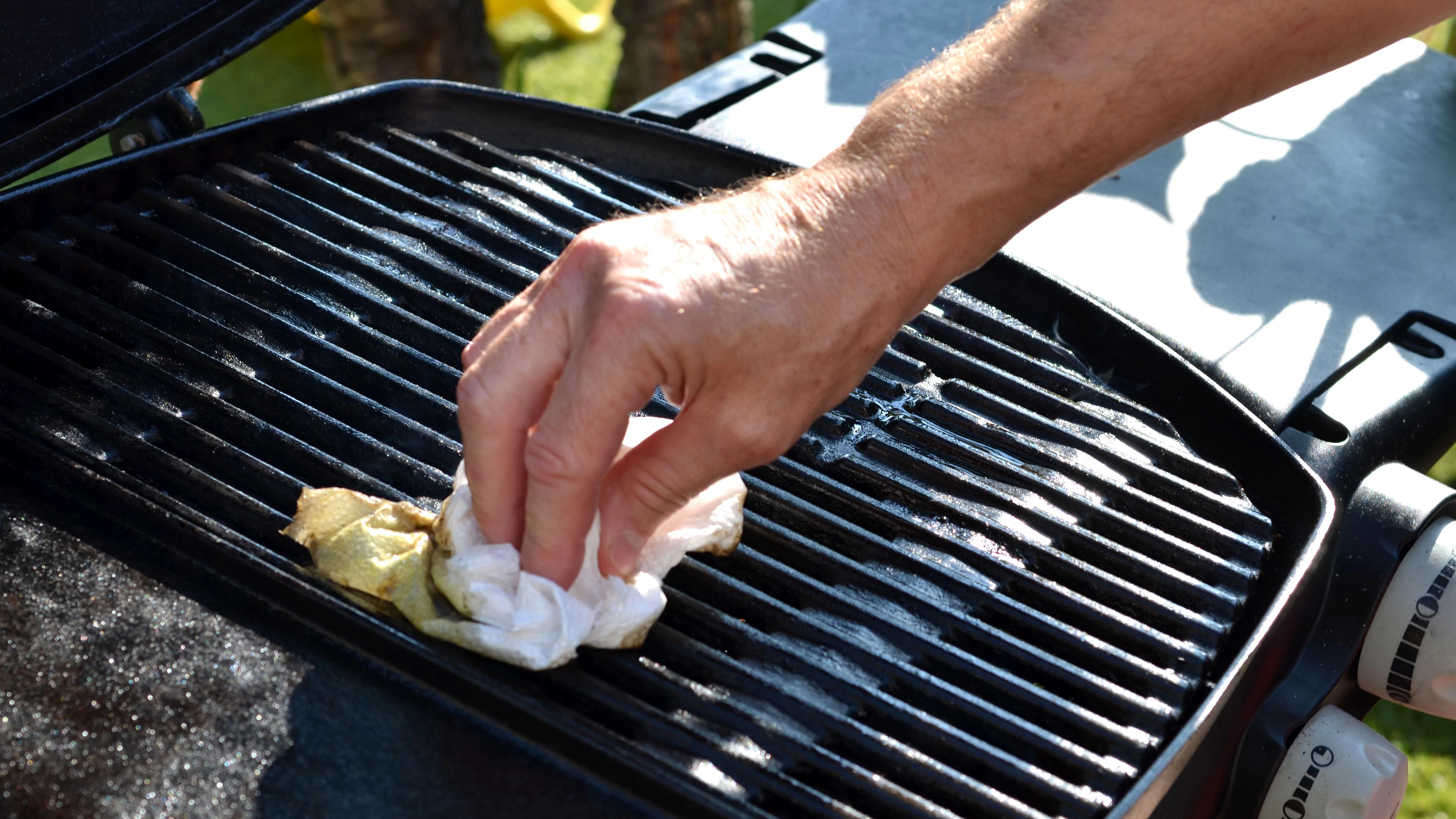 Griller putzen...