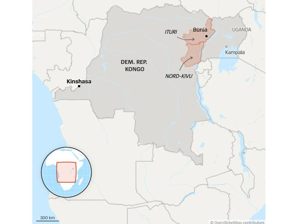 Die Mehrheit der gemeldeten Fälle stammt bisher aus östlichen Provinzen der Demokratischen Republik Kongo.