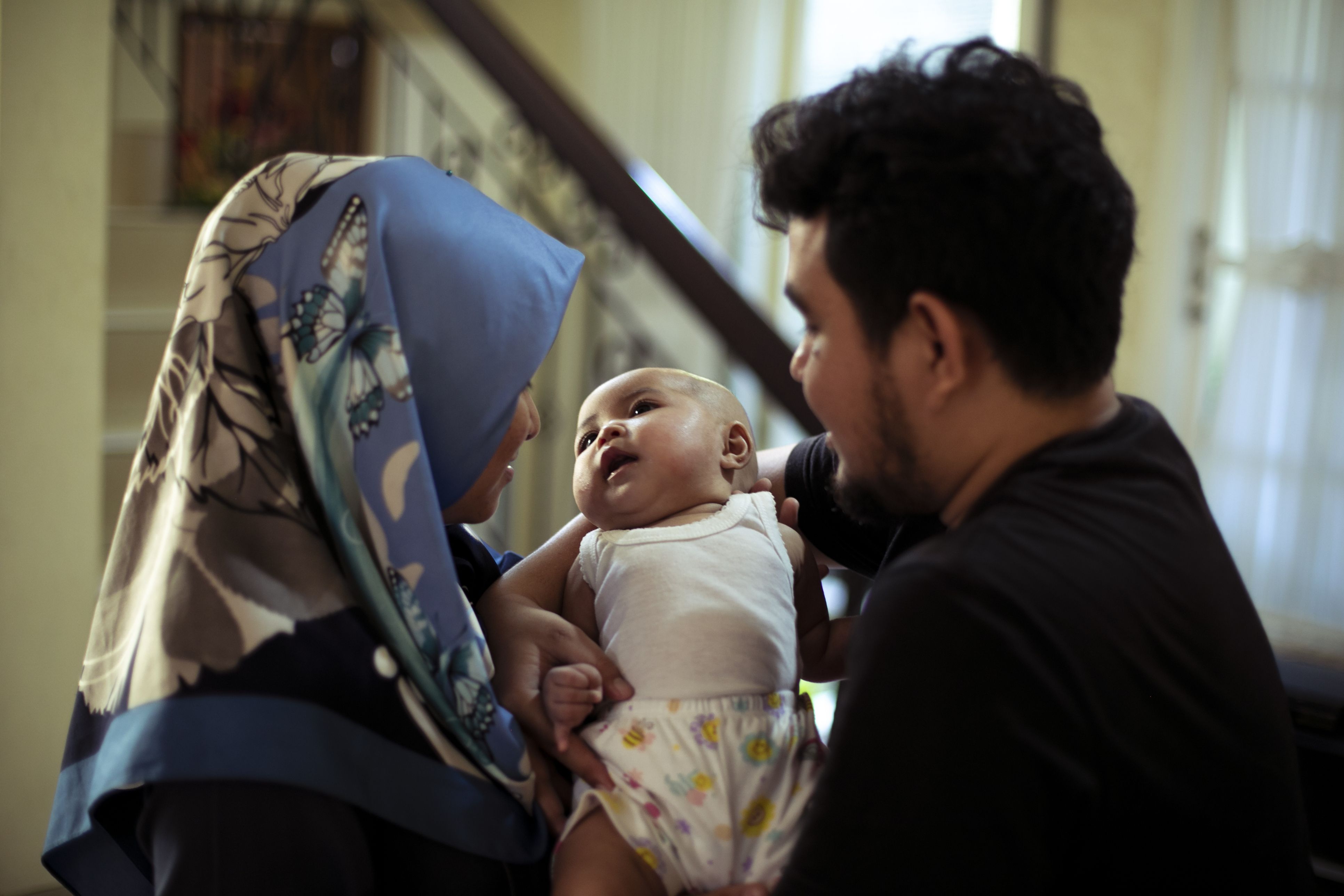 Mütter aus dem Ausland: Frauen aus Syrien führen die Statistik an. 