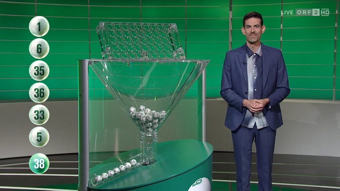 Lotto-Ziehung am Sonntag mit Ralph Huber-Blechinger