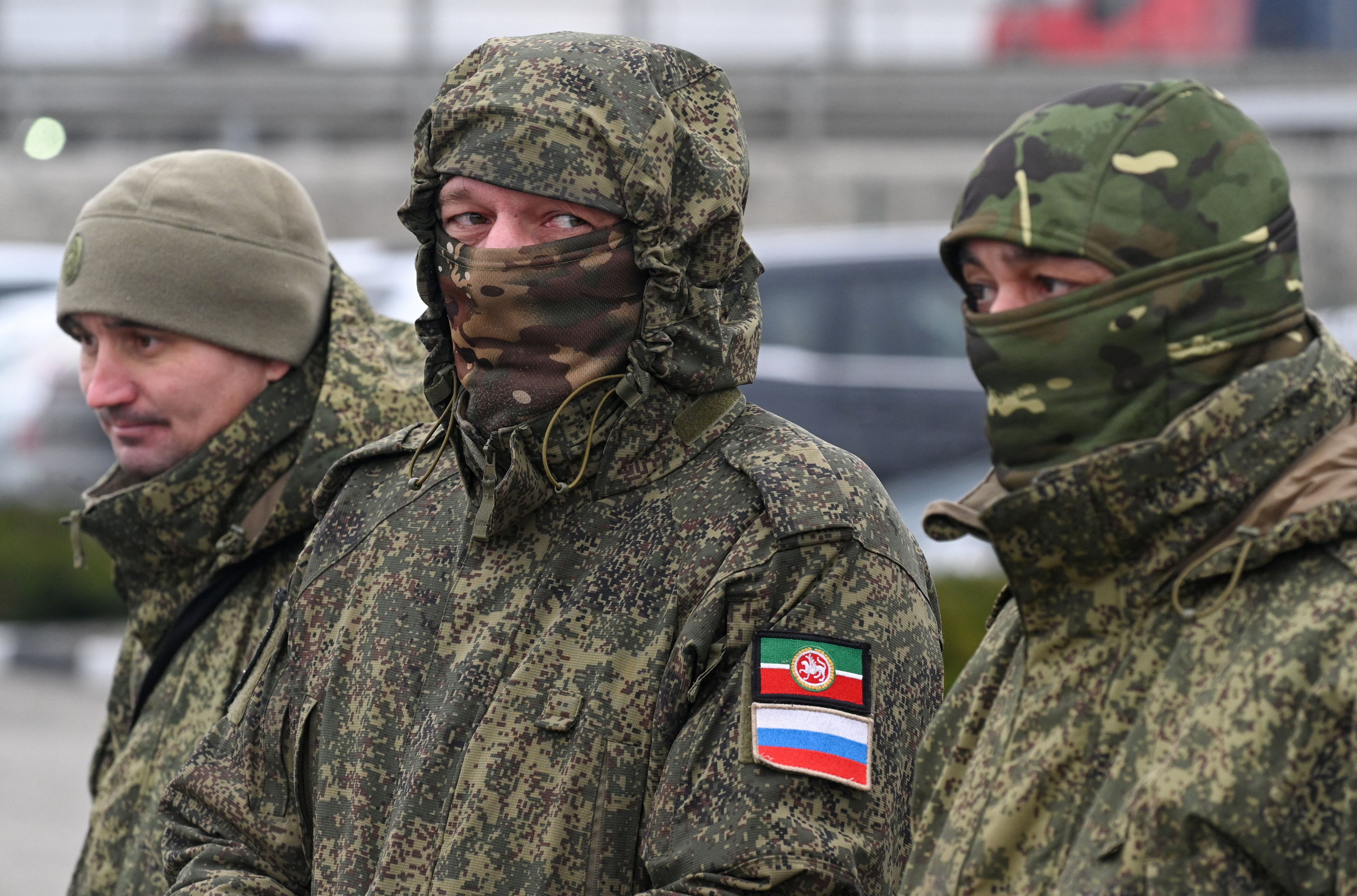 Zahlreiche russische Soldaten nehmen an dem Manöver teil. Symbolbild.