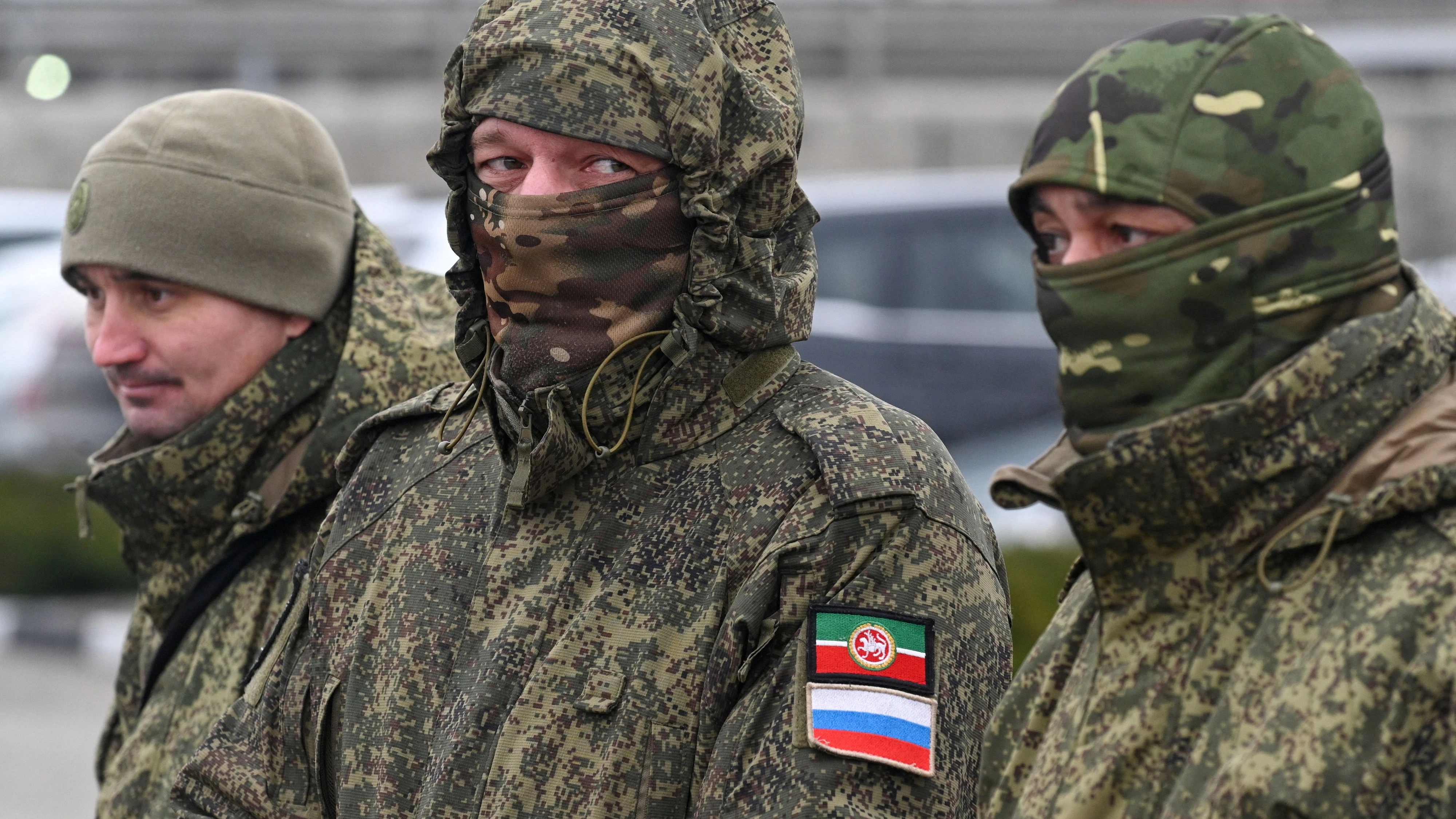 Zahlreiche russische Soldaten nehmen an dem Manöver teil. Symbolbild.