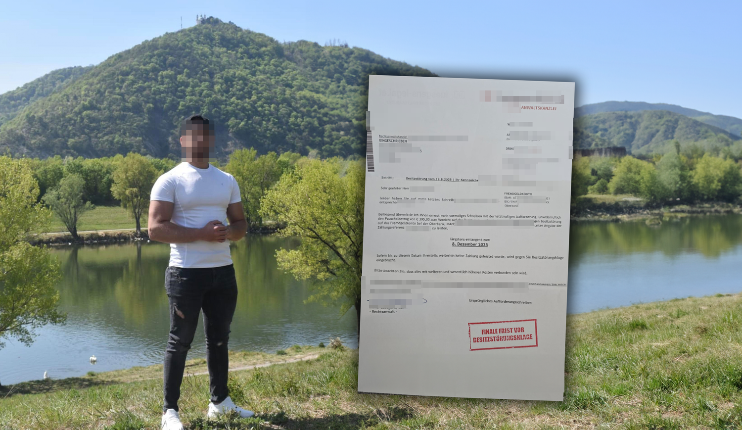 Mustafa (26) muss jetzt 744 Euro bezahlen. 