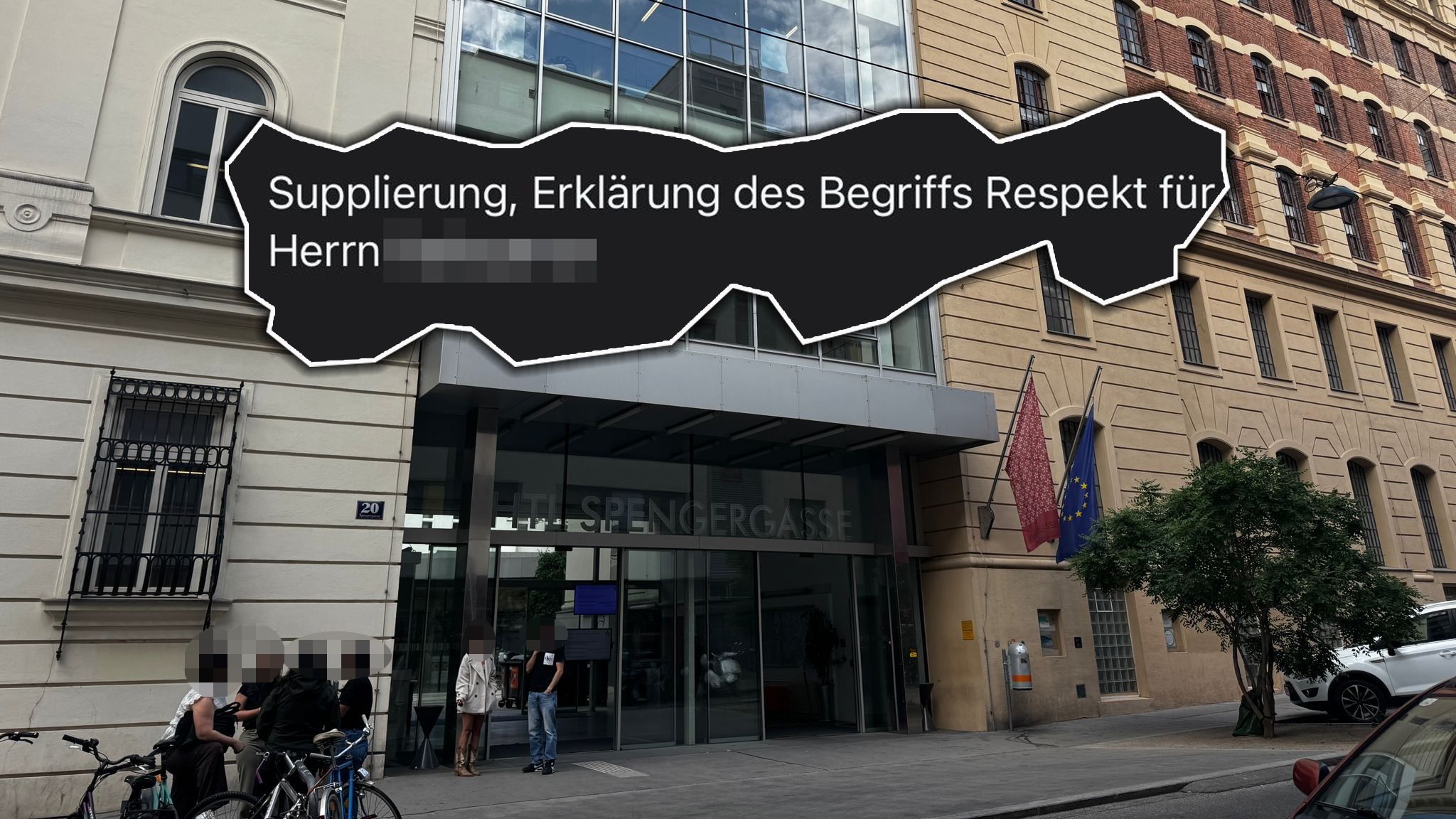 HTL Spengergasse in Wien-Margareten, hier geht der Teenager zur Schule!