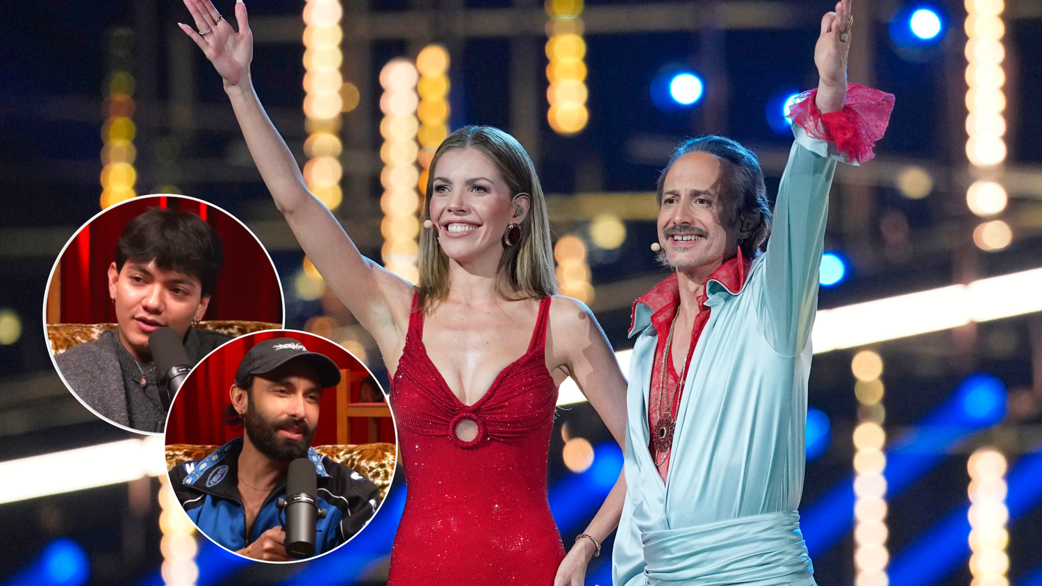 JJ und Tom Neuwirth (Conchita) zeigen sich begeistert von den ESC-Moderatoren.