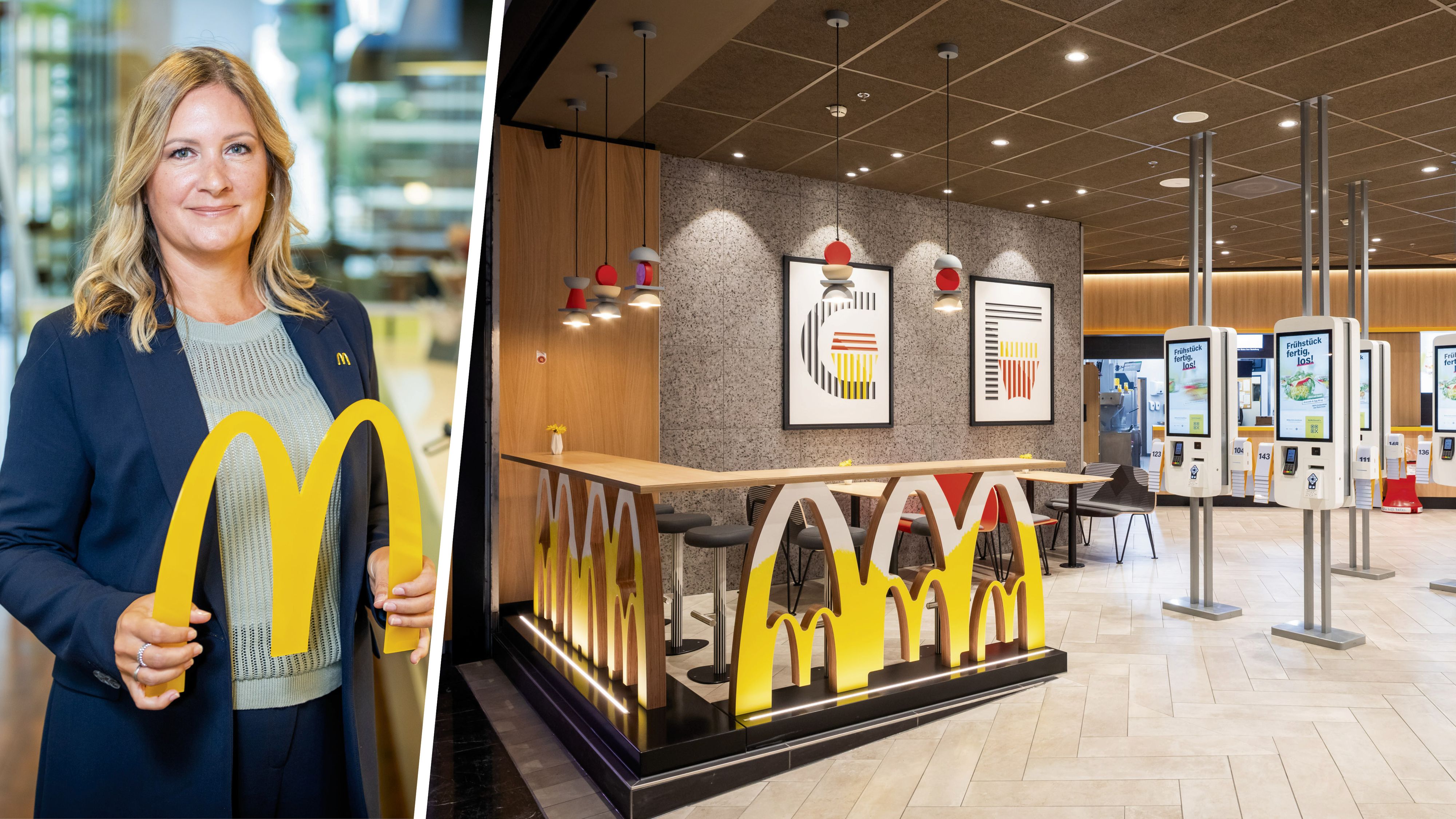 Sonja Dirnböck (l.) leitet seit Oktober 2025 die zwei McDonald's-Filialen in der SCS.