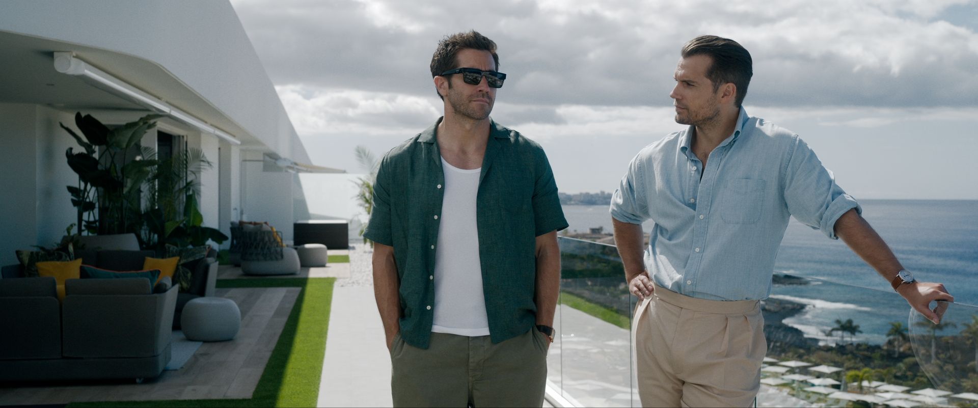 Jake Gyllenhaal und Henry Cavill (v.l.) spielen im neuen Kinofilm 