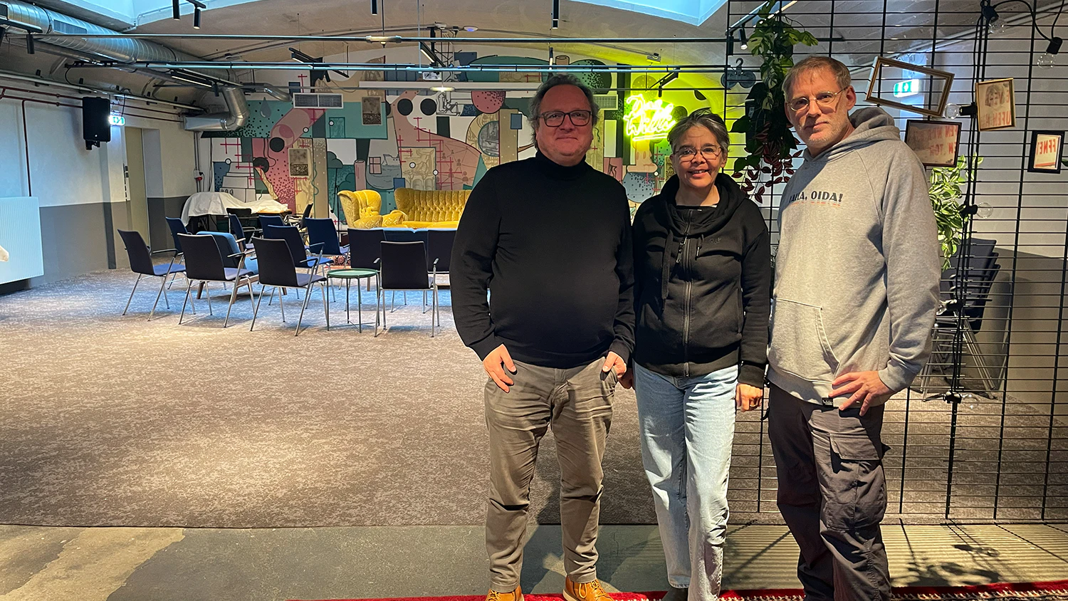Geschäftsführung Martin Wurzenrainer und Susanne Lettner und Projektleitung "Das Willi" Nikolaus Heinelt (v.l.).