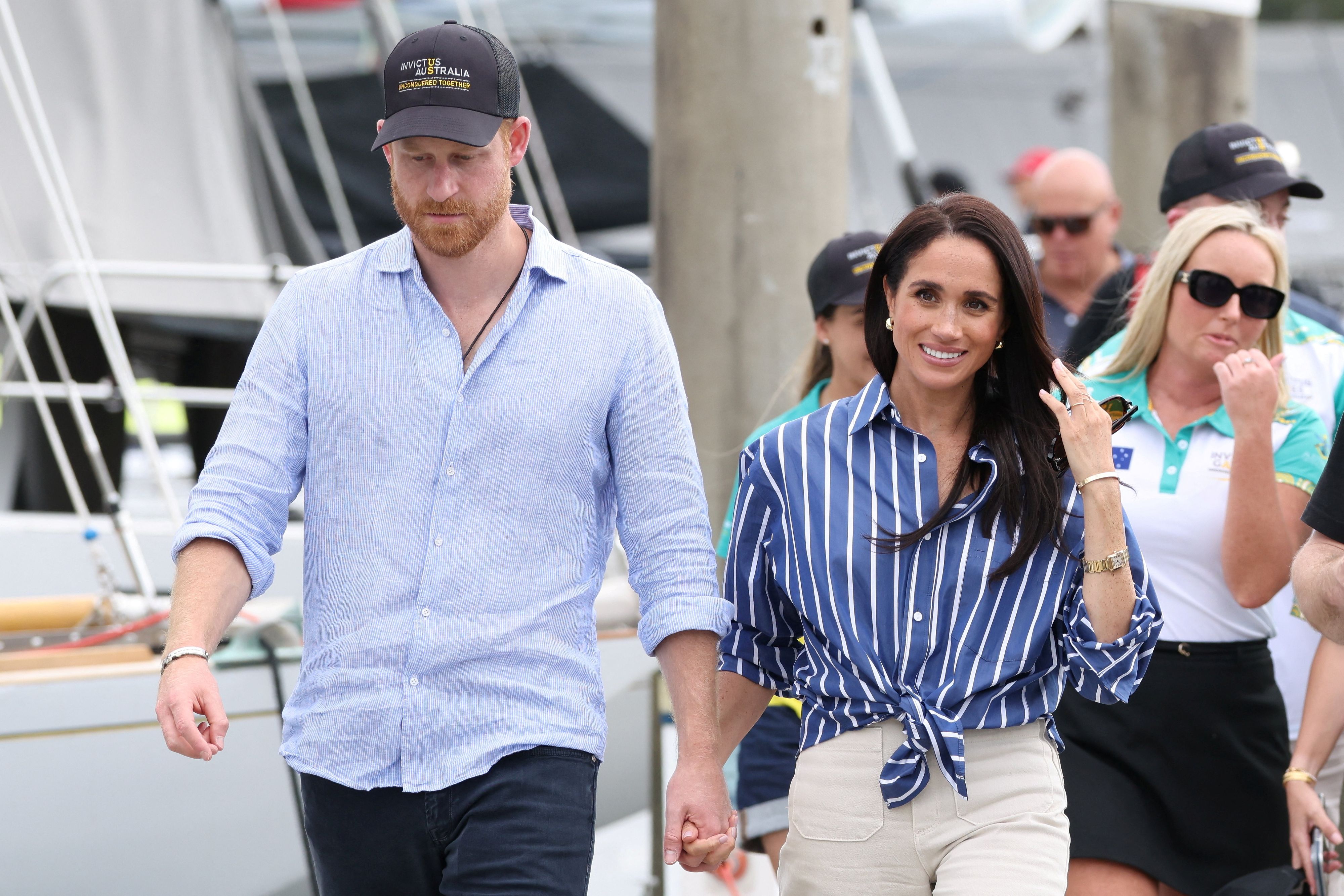 Prinz Harry und Meghan bei ihrem Besuch in Australien.