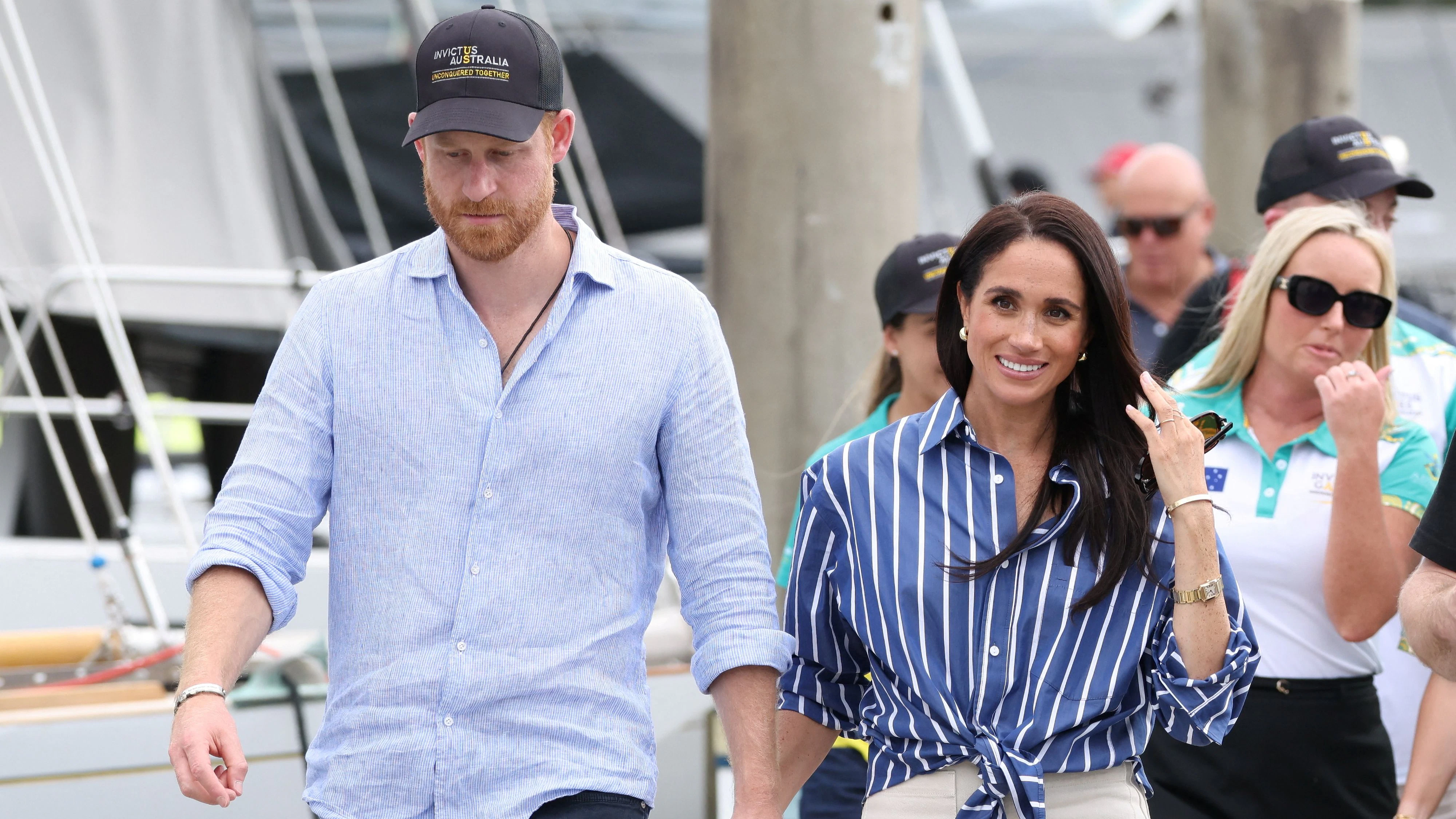 Prinz Harry und Meghan bei ihrem Besuch in Australien.