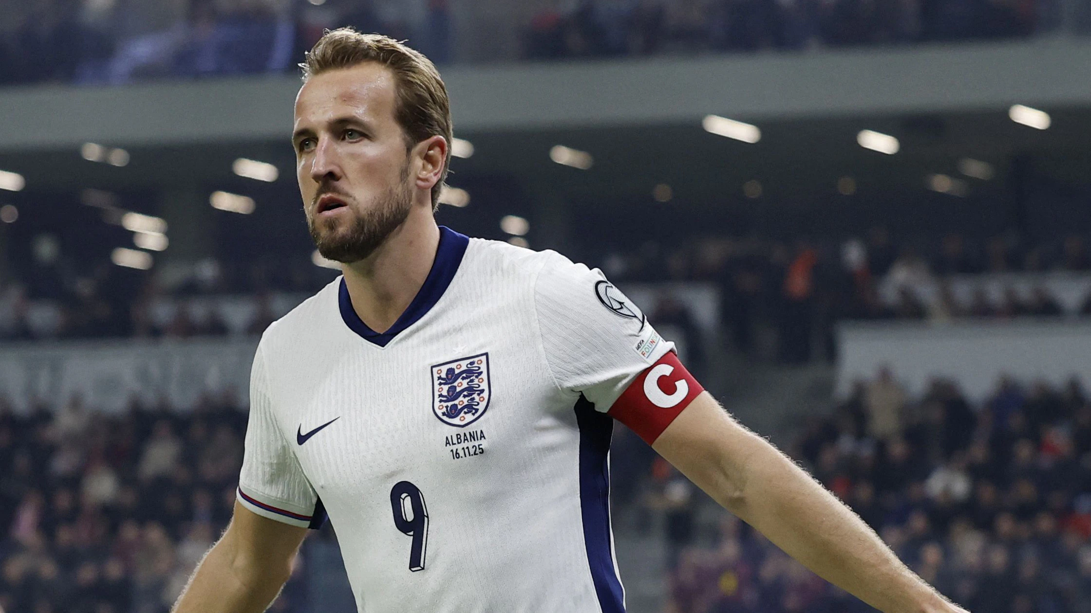 Fußball-Starstürmer Harry Kane. 