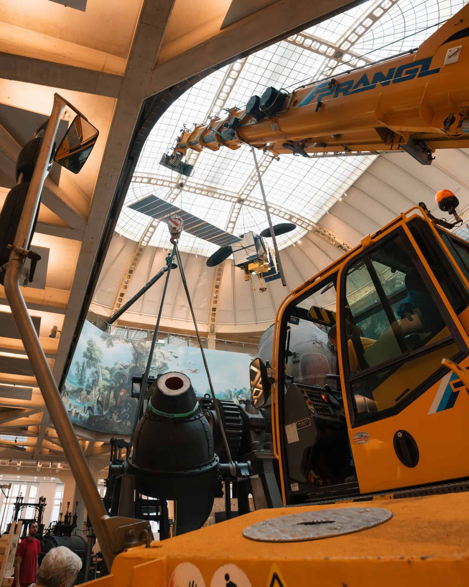 Spezialmontage im Technischen Museum Wien