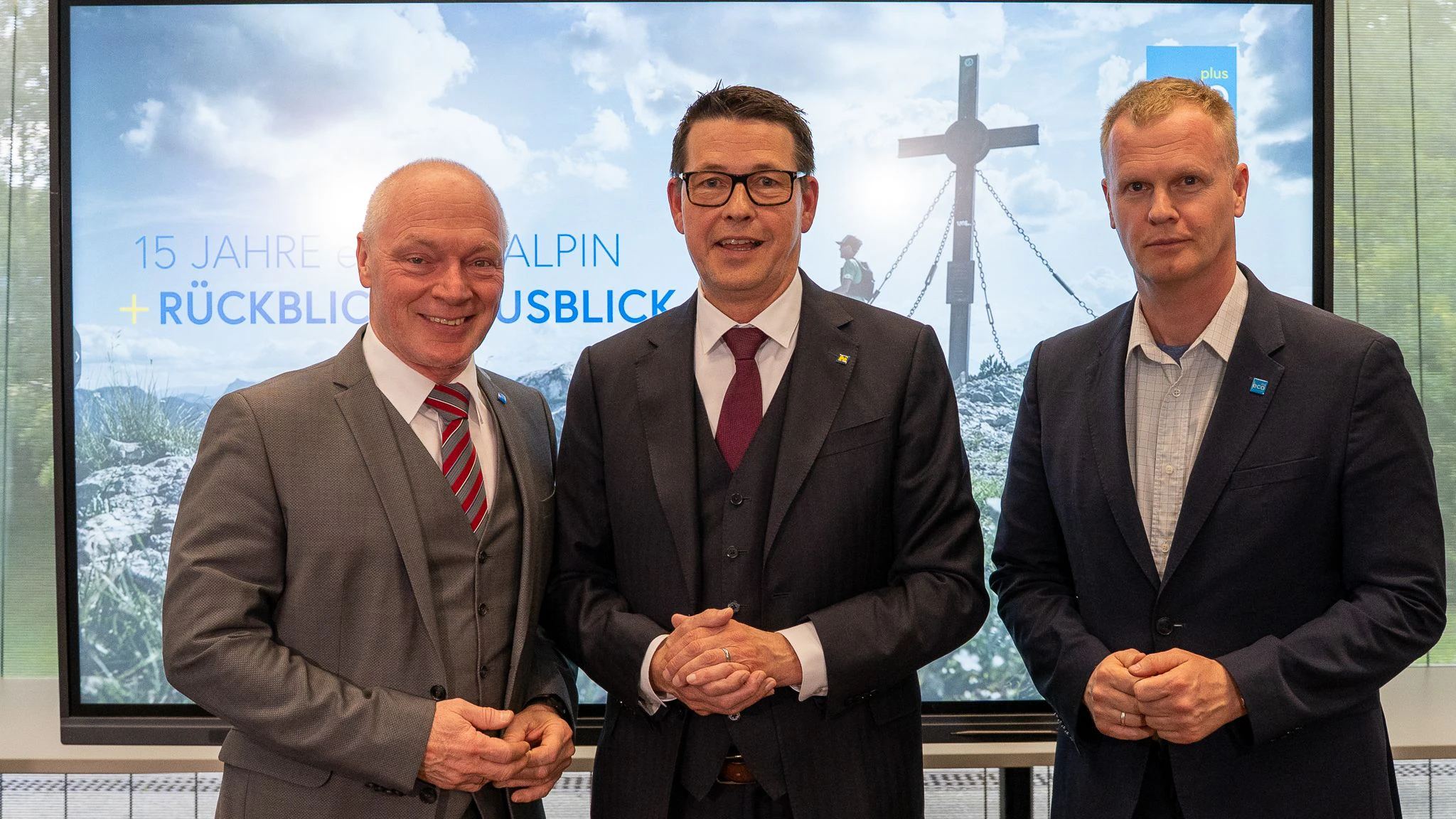 ecoplus Geschäftsführer Helmut Miernicki, ecoplus Aufsichtsratsvorsitzender Kurt Hackl und ecoplus Alpin Geschäftsführer Markus Redl